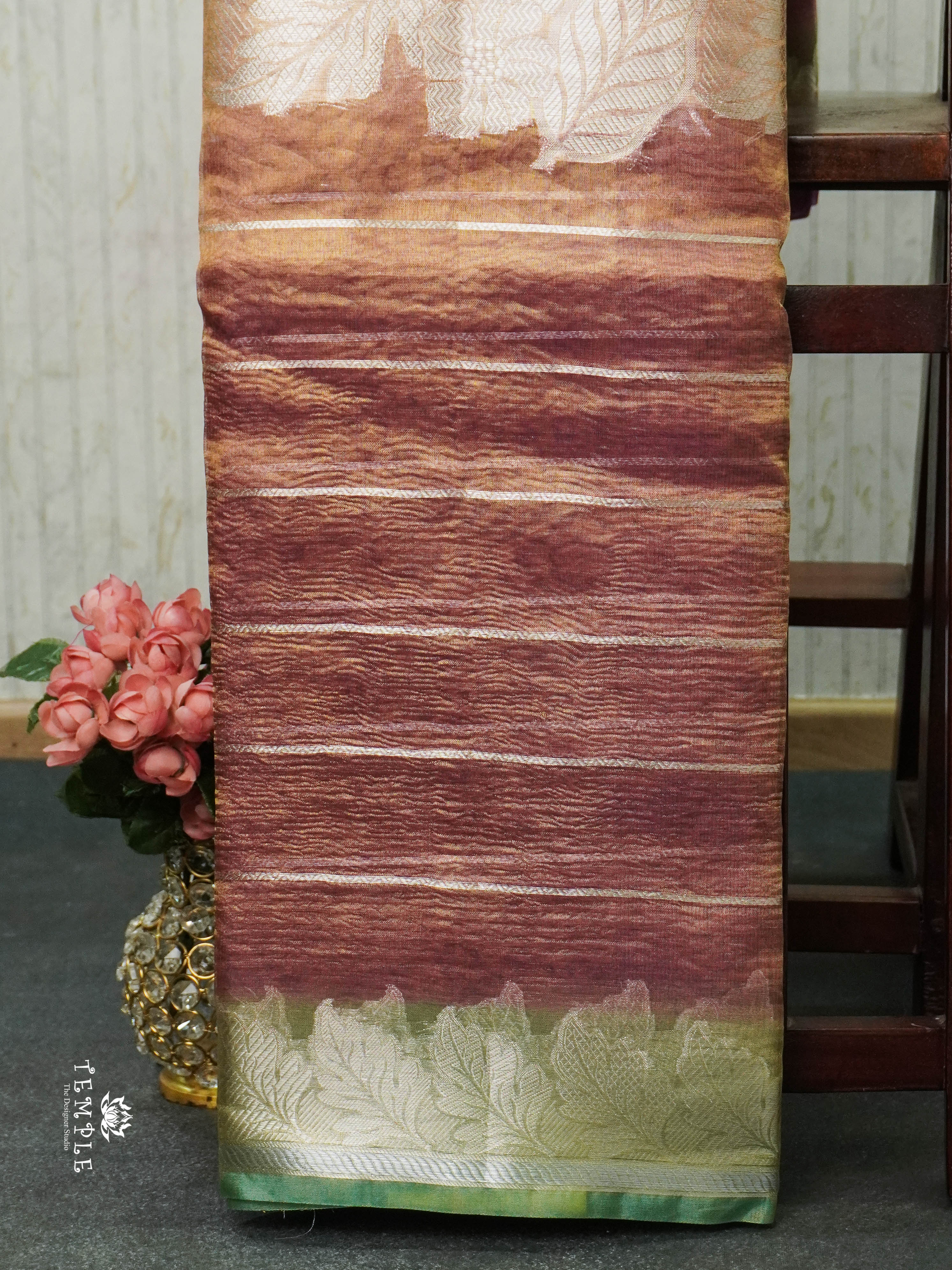 Organza Tissue Saree(Banarasi Zari Woven Pattern) | TTDS1427