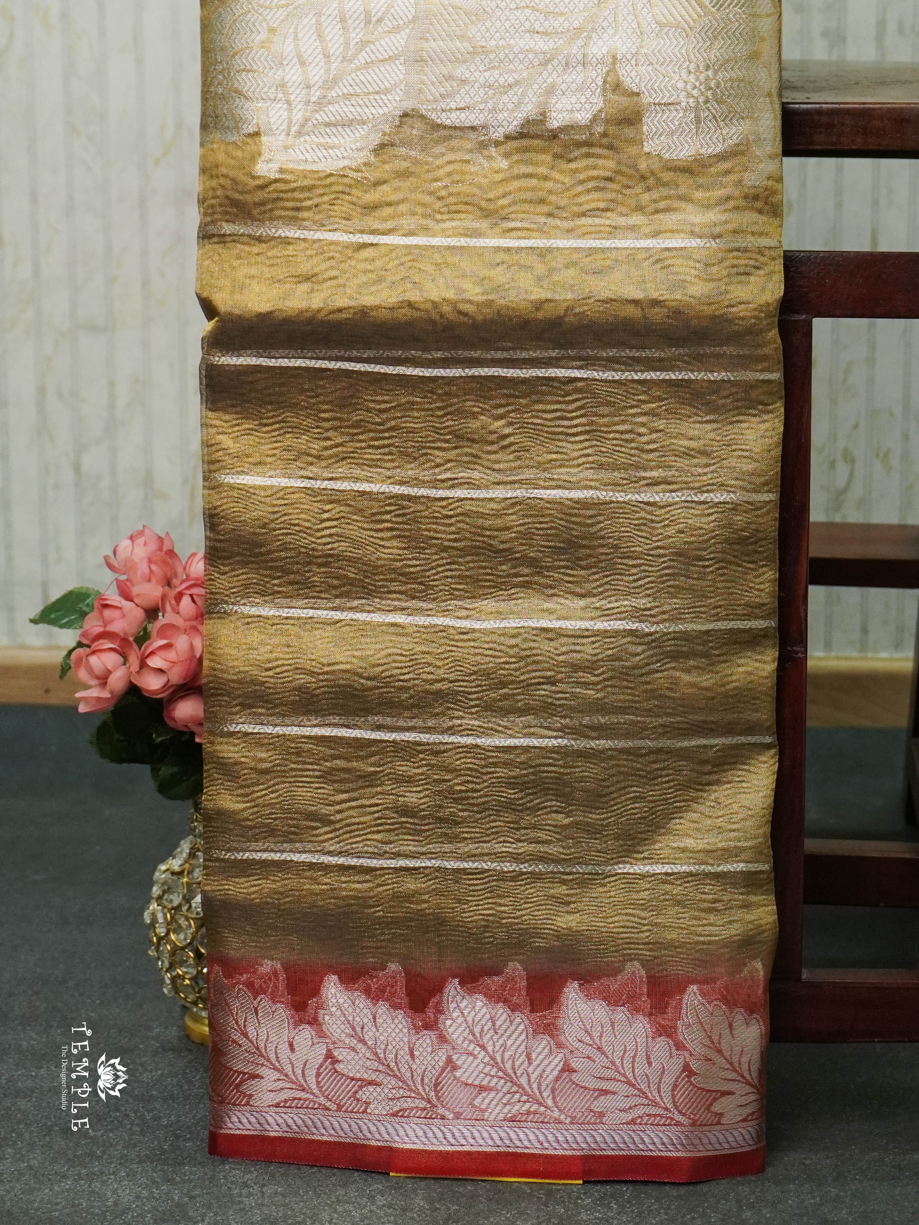 Organza Tissue Saree(Banarasi Zari Woven Pattern) | TTDS1427