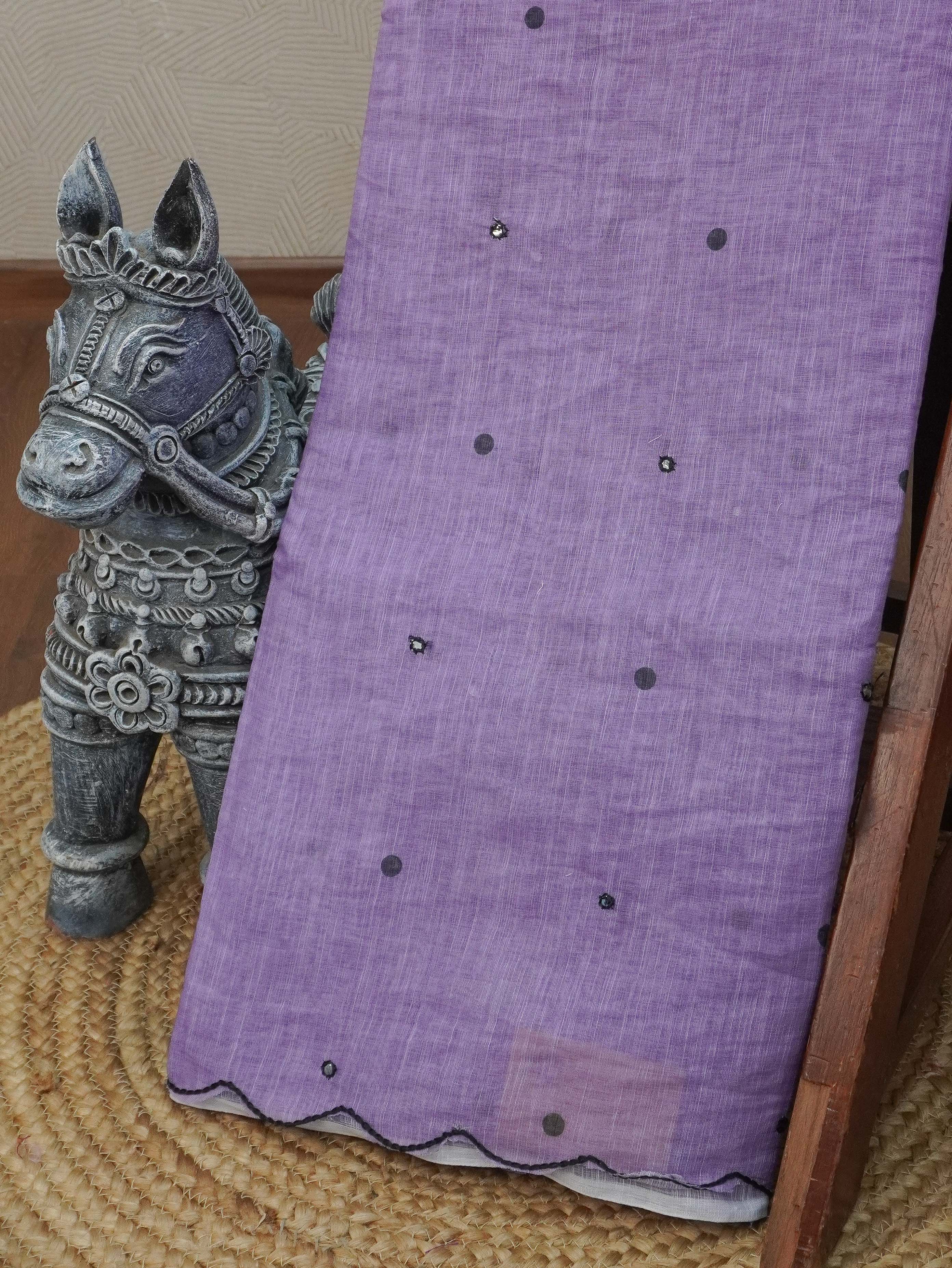 Linen Cotton Saree | TTDS3288