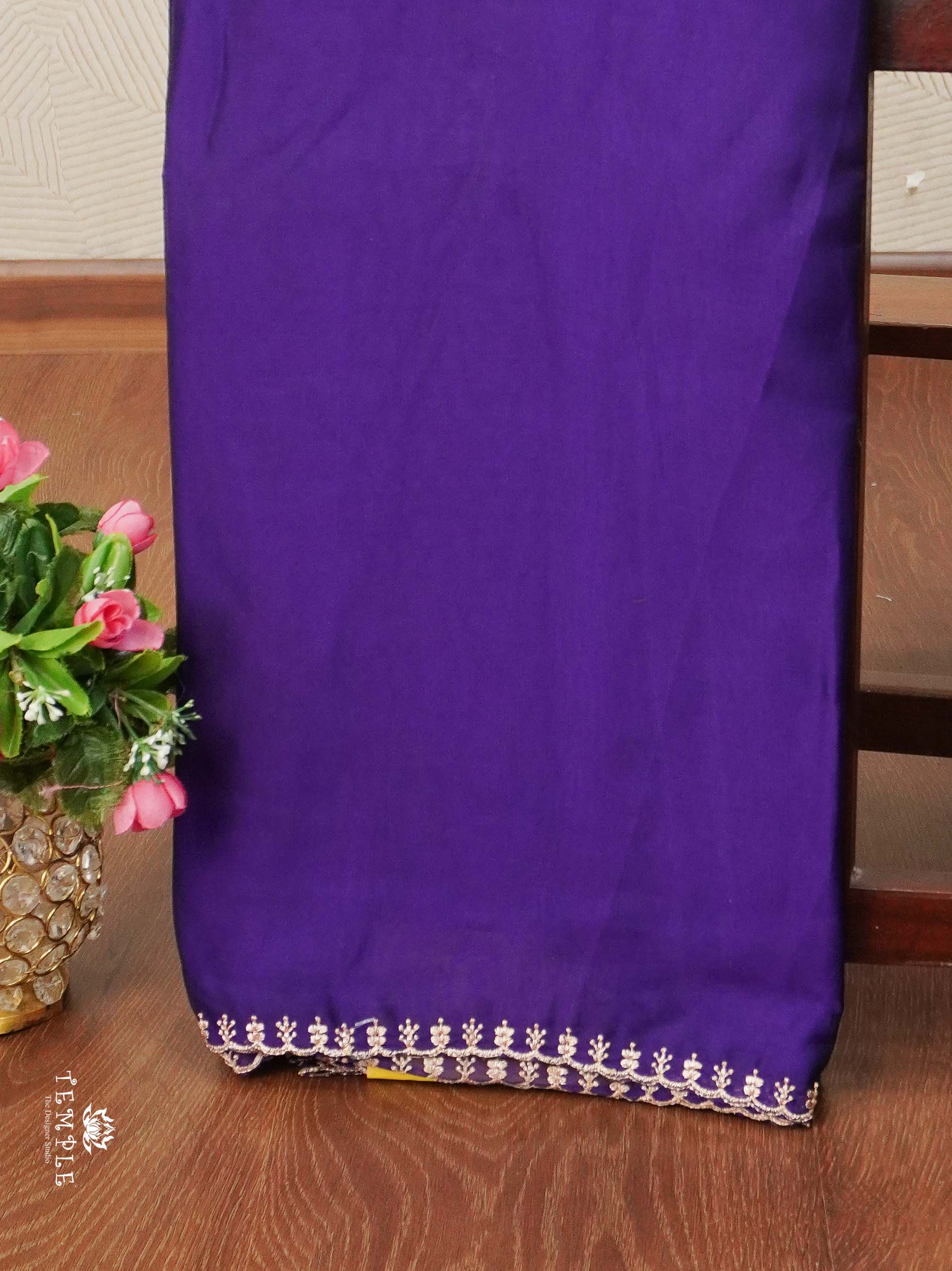 Designer Saree With Embroidery Blouse | TTDS2371