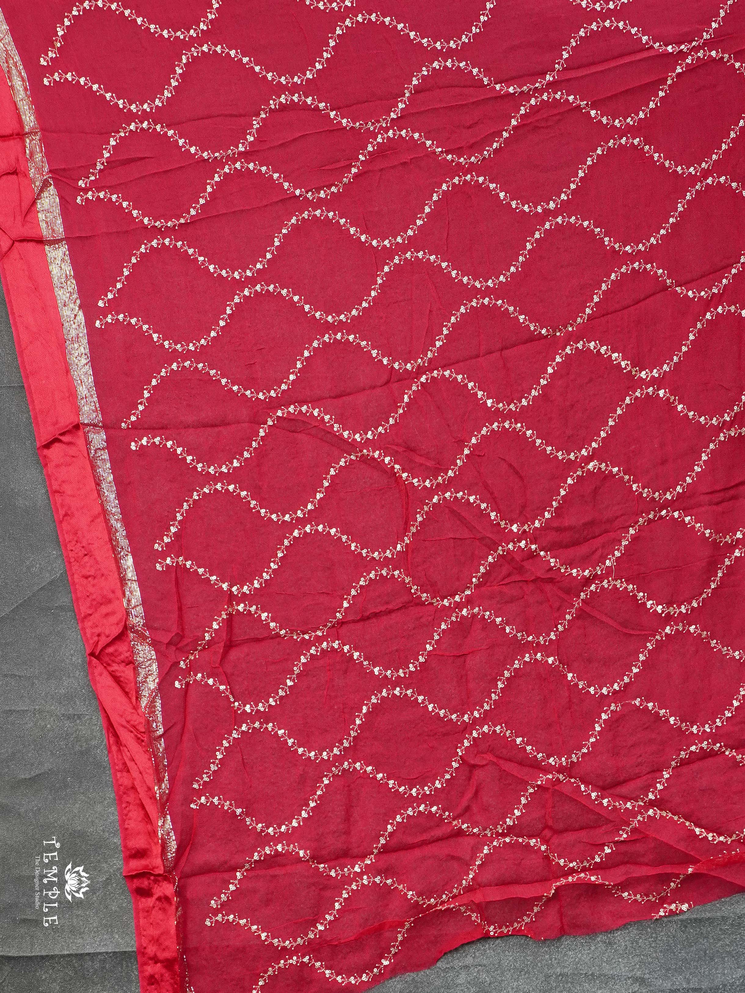Designer Georgette Saree | TTDS2382