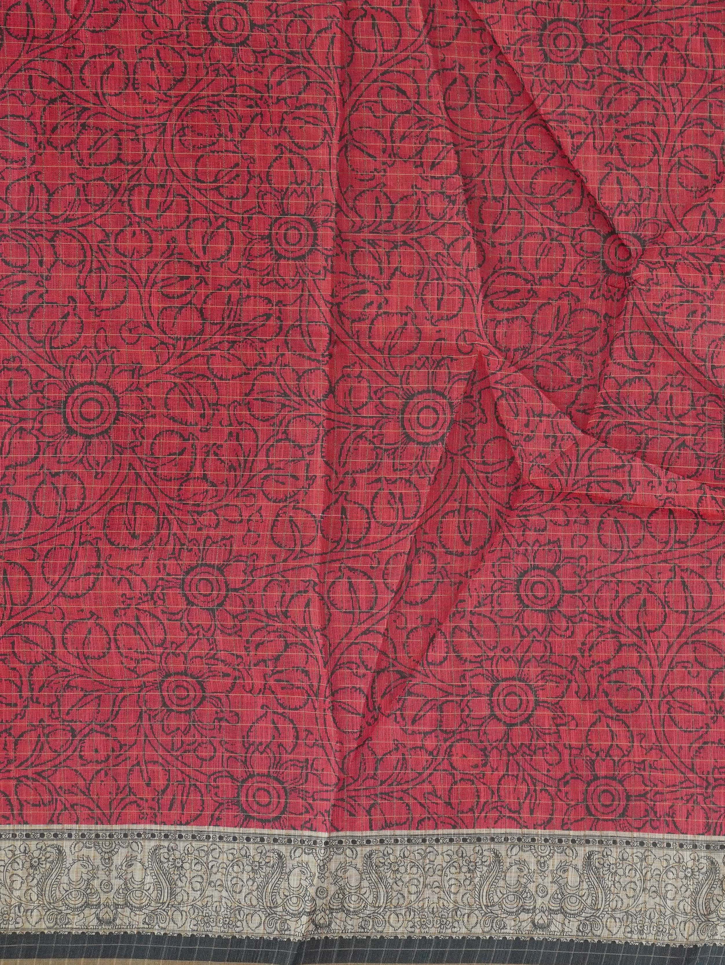 Linen Cotton Saree | TTDS3286