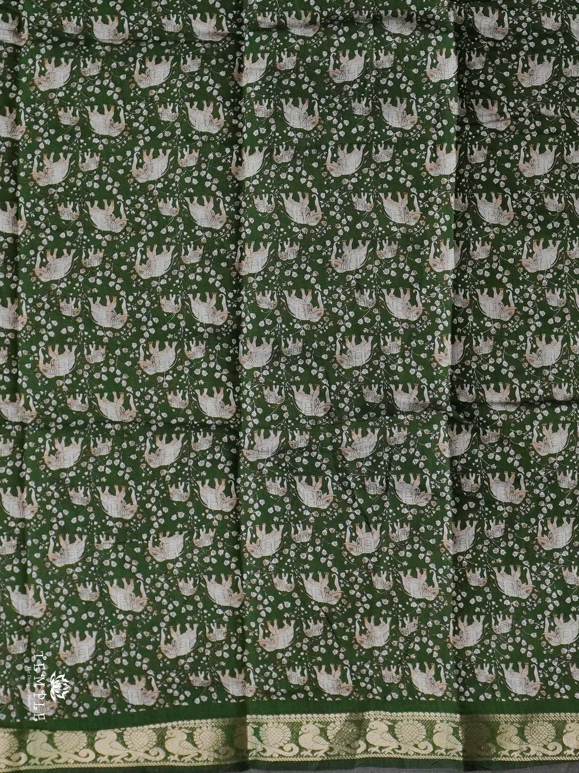 Bandhini Print Cotton Saree | TTDS2386