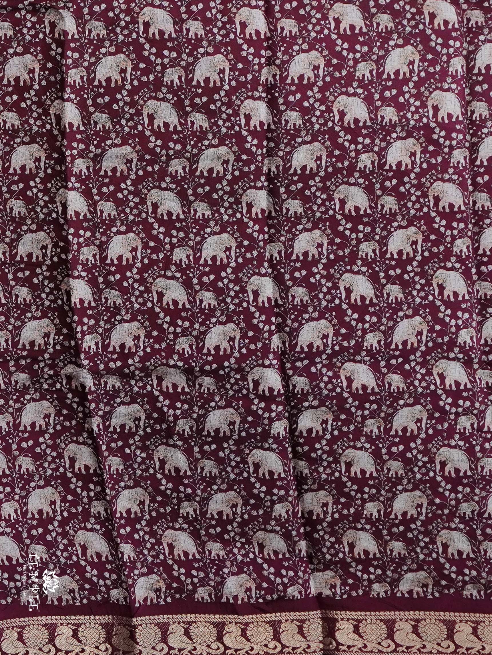 Bandhini Print Cotton Saree | TTDS2386