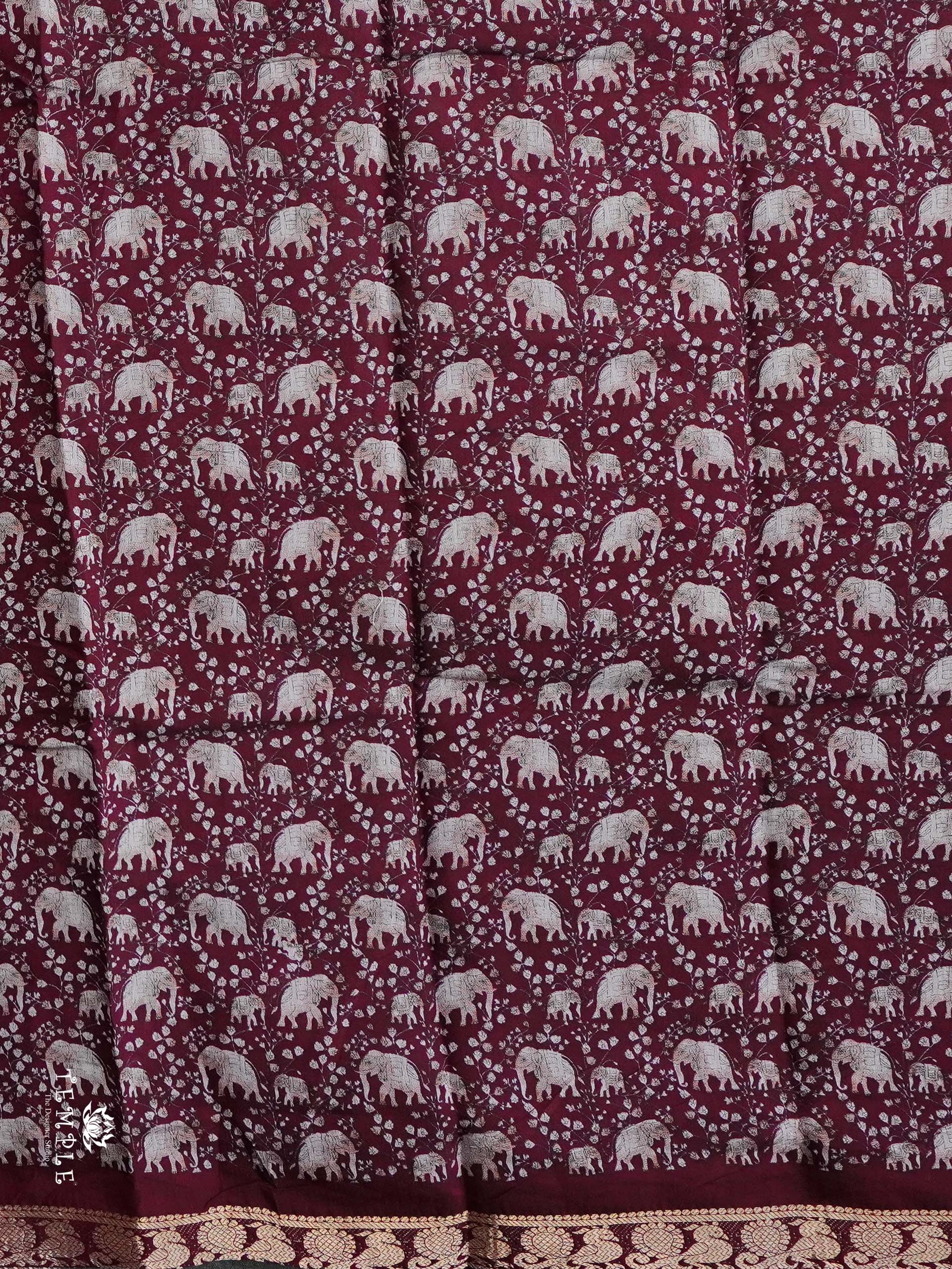Bandhini Print Cotton Saree | TTDS2386
