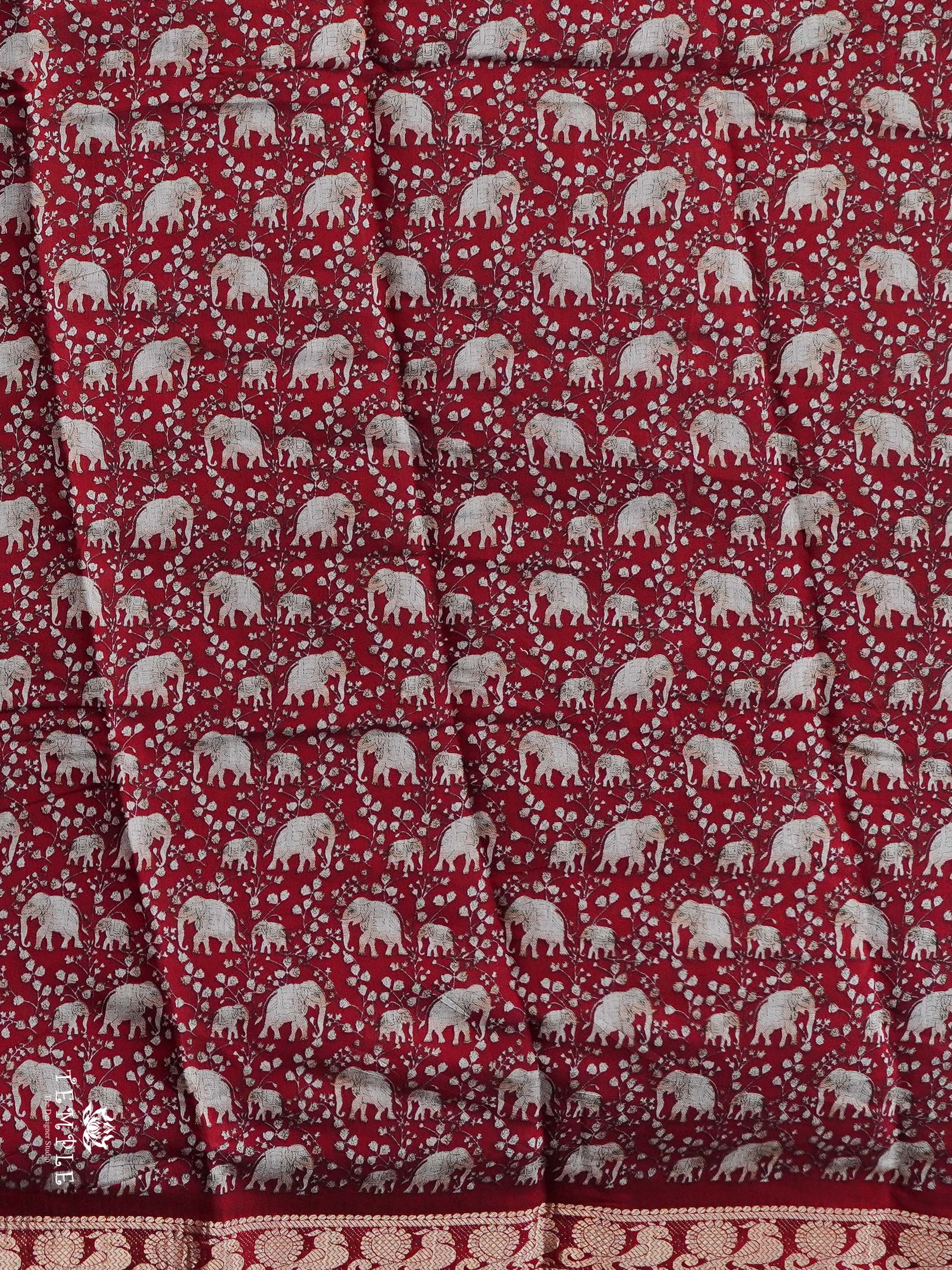 Bandhini Print Cotton Saree | TTDS2386