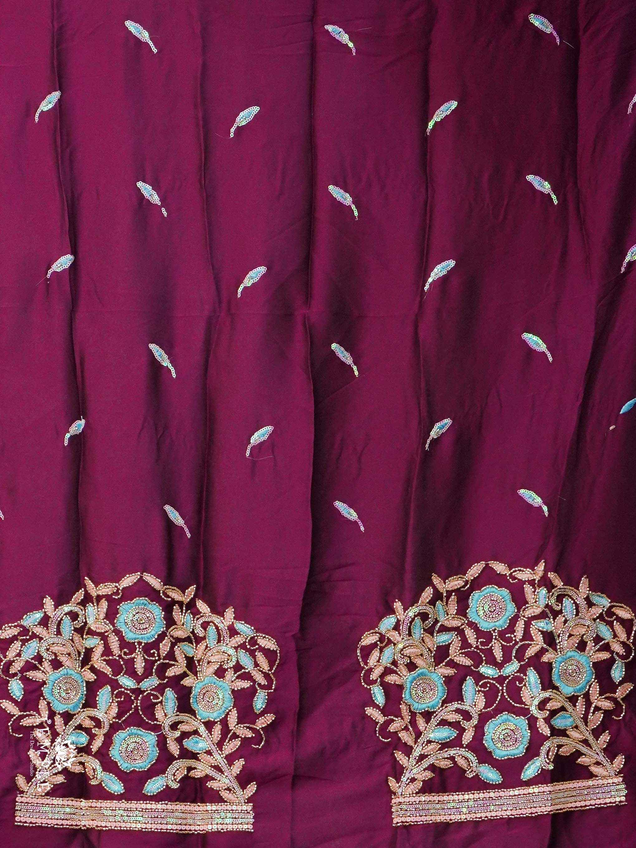 Designer Saree With Embroidery Blouse | TTDS2371