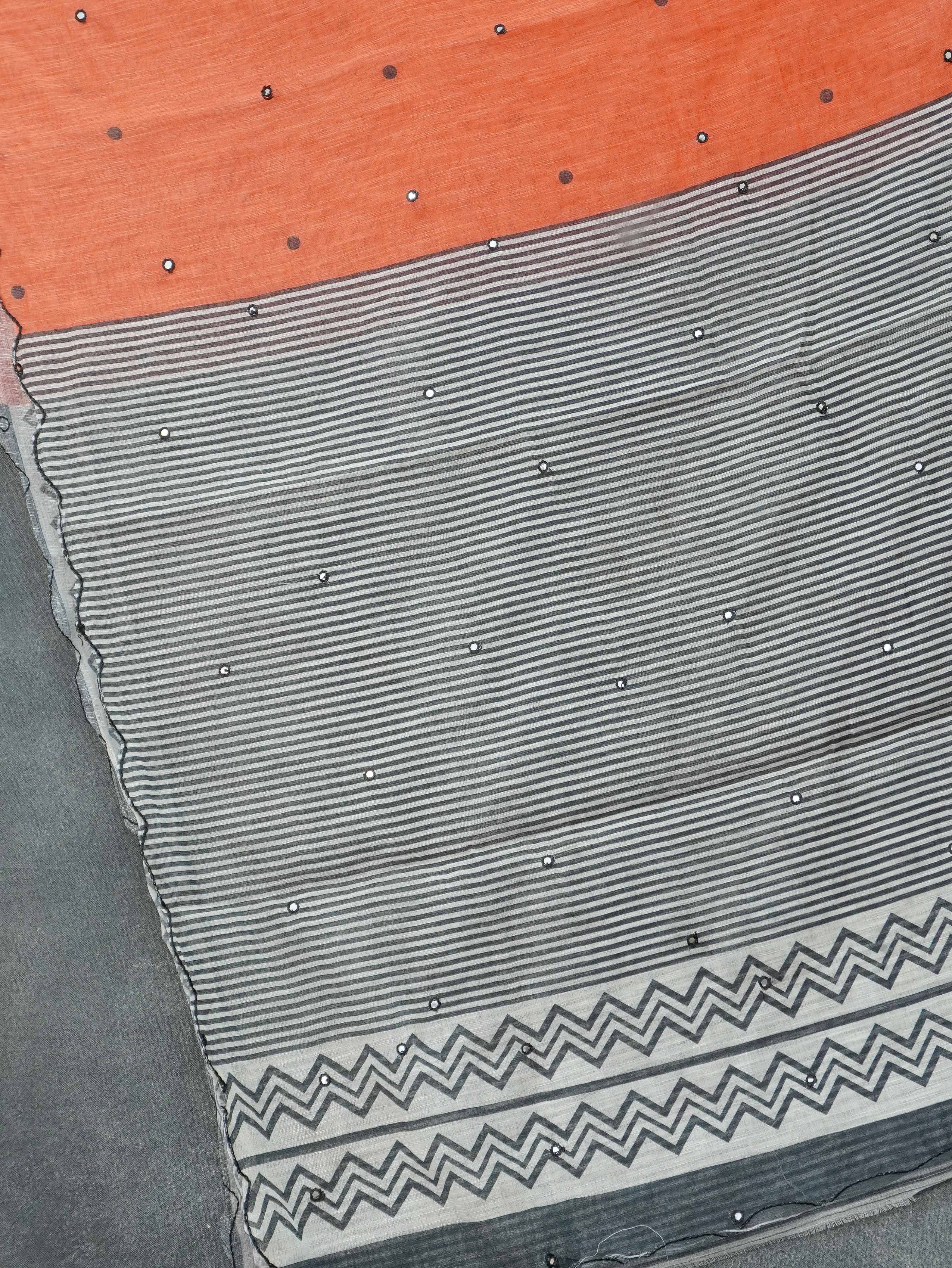 Linen Cotton Saree | TTDS3288