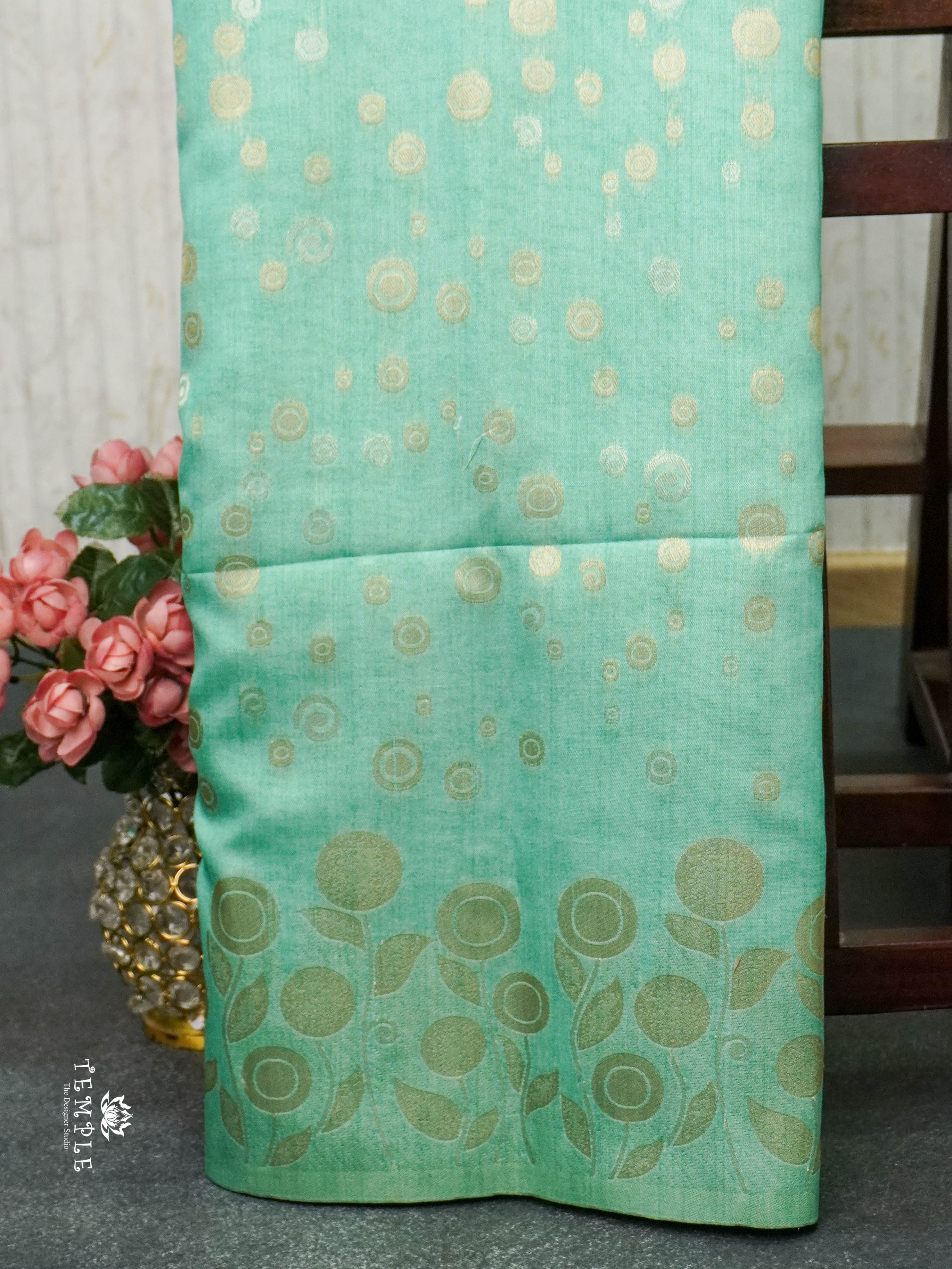 Pastel Chappa Silk Saree   | TTDS1423