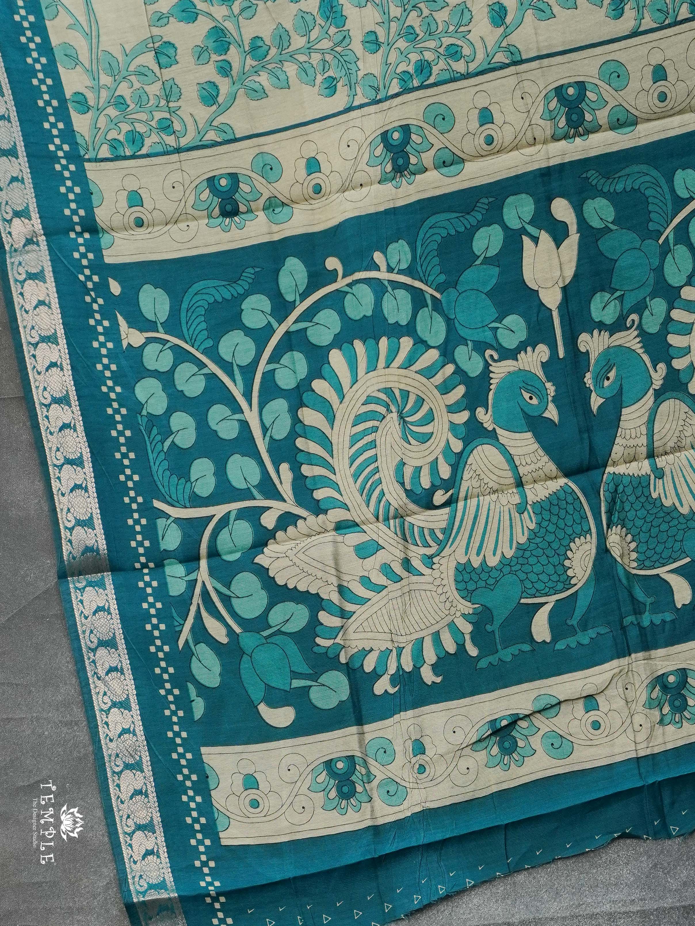 Floral Design mangalagiri Coton Saree | TTDS2385
