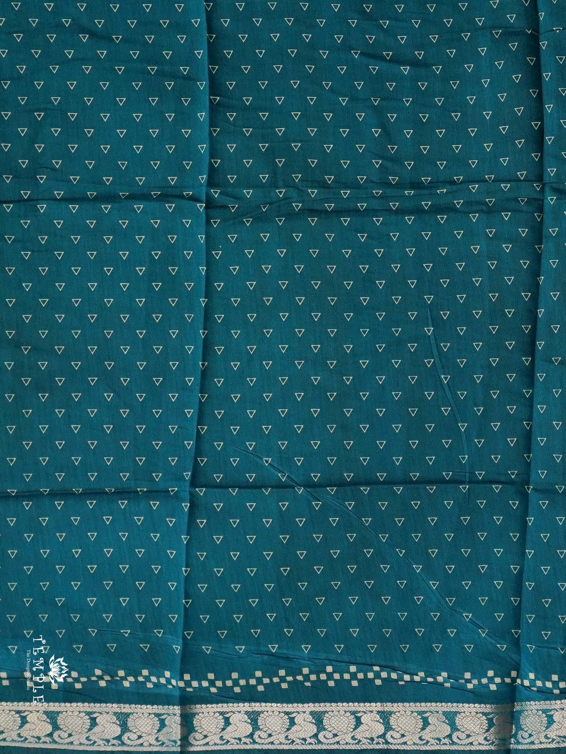 Floral Design mangalagiri Coton Saree | TTDS2385