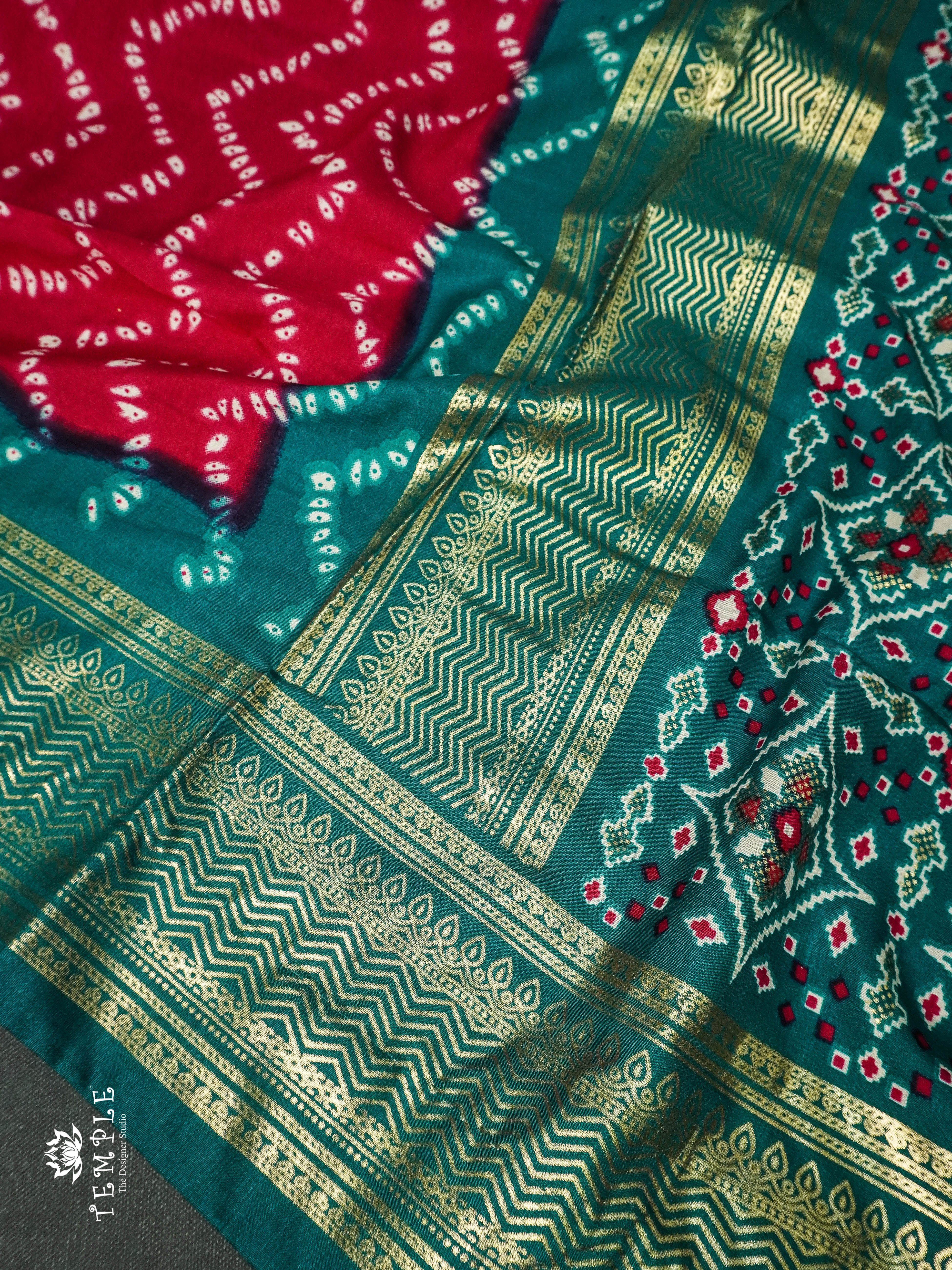 Bandhini Printed Saree | TTDS1045