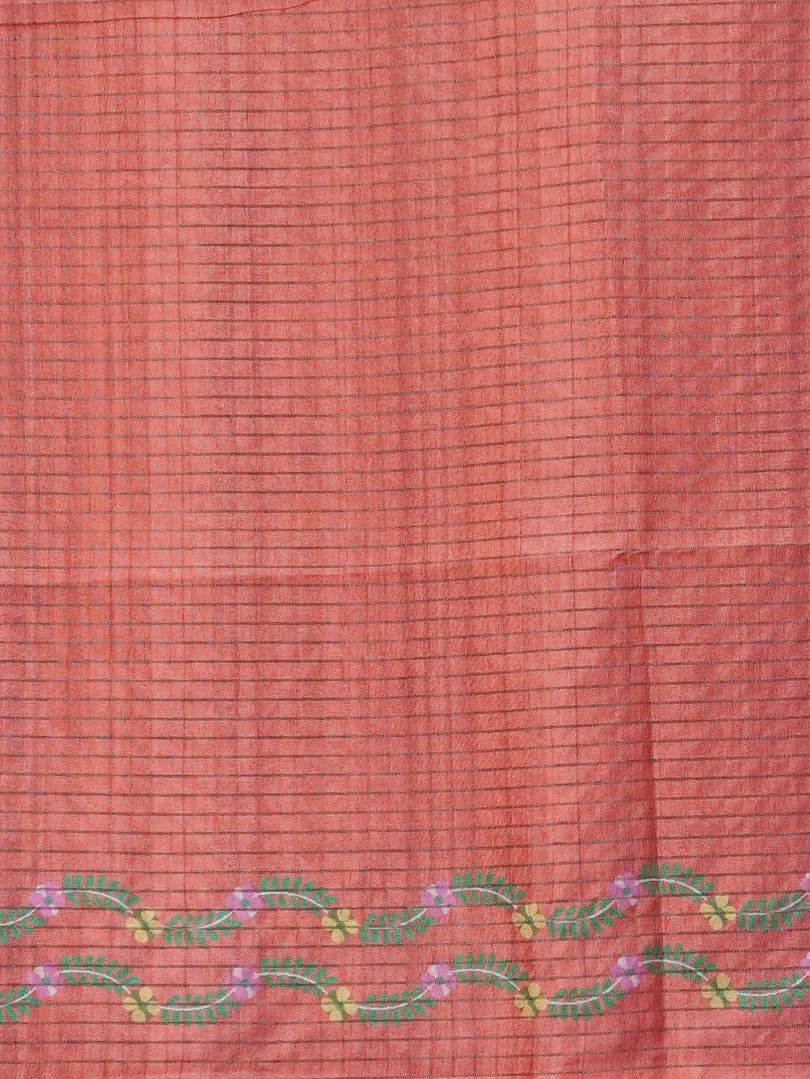 Printed Tussar Saree | TTDS3719