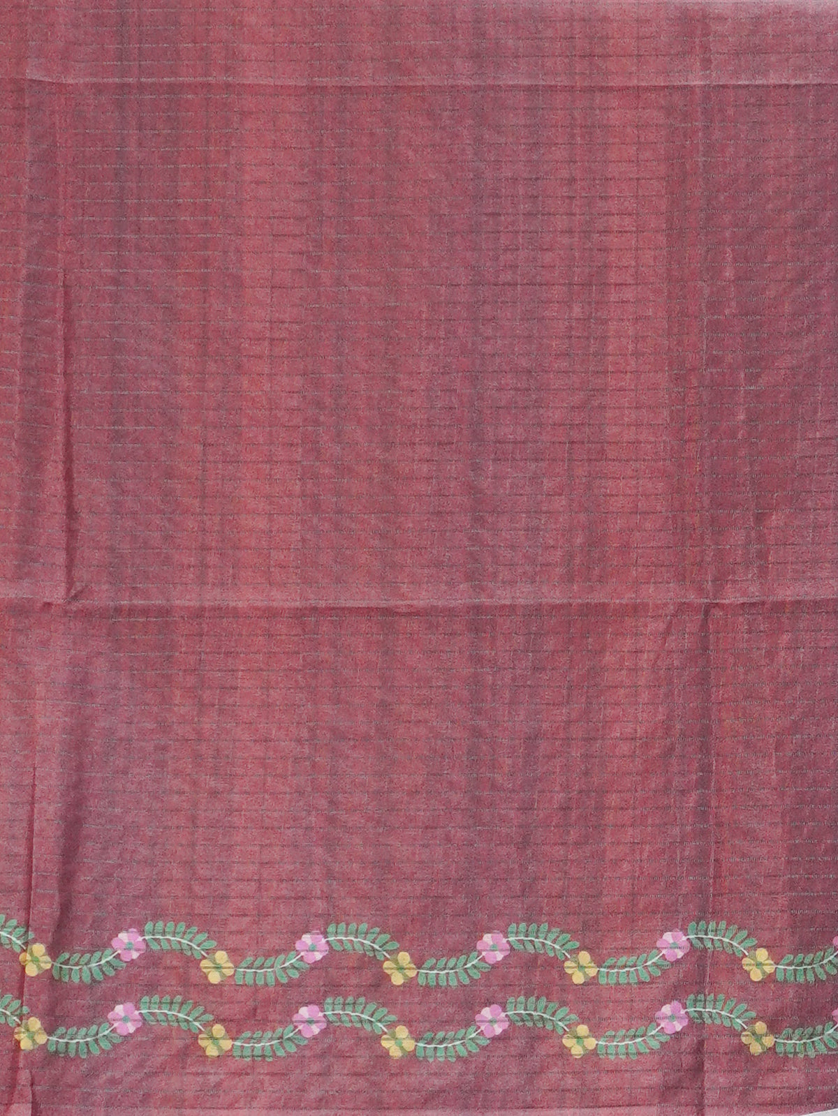 Printed Tussar Saree | TTDS3719