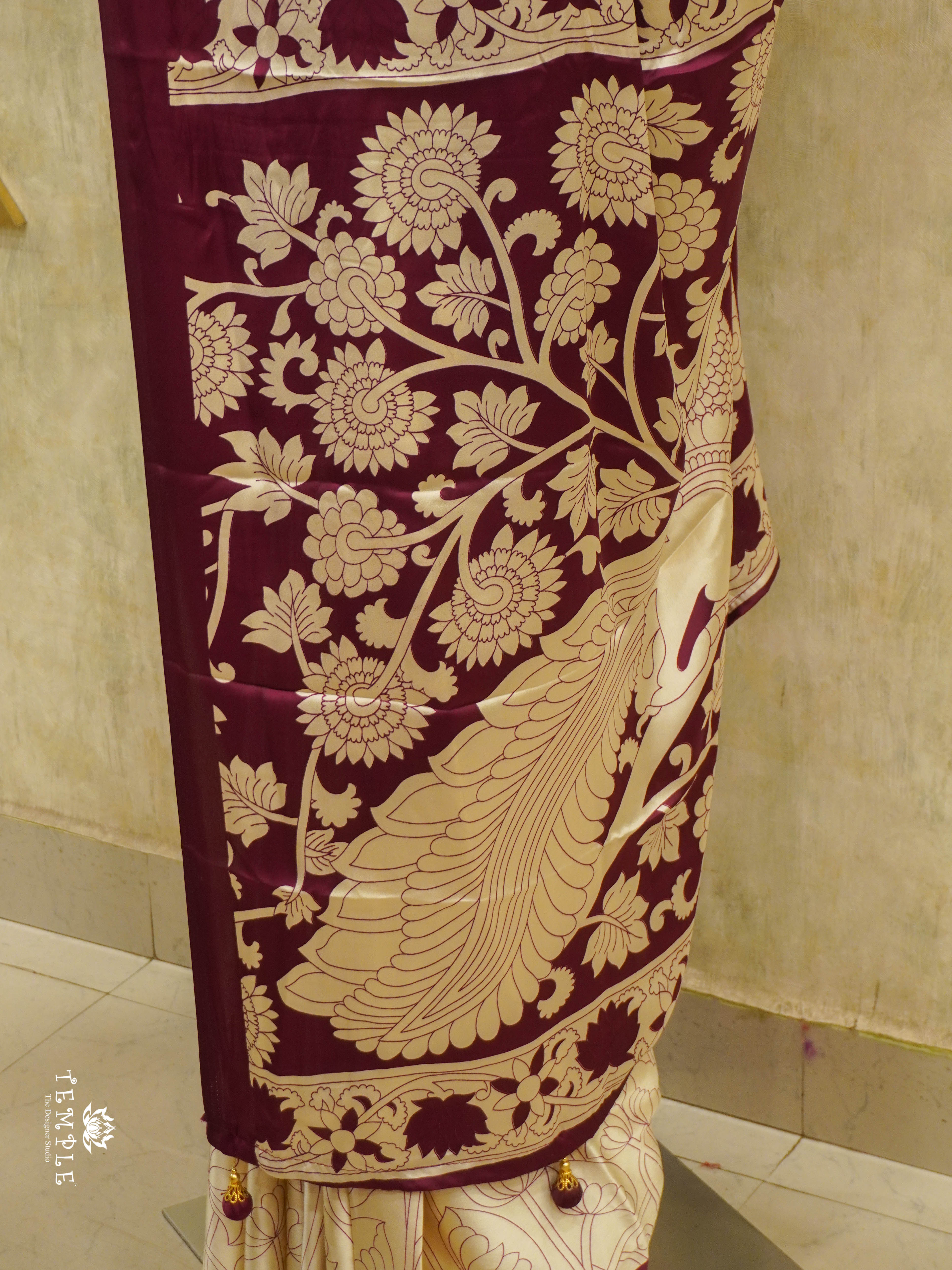 Modal Silk Saree (Half & Half) | TTDS2901