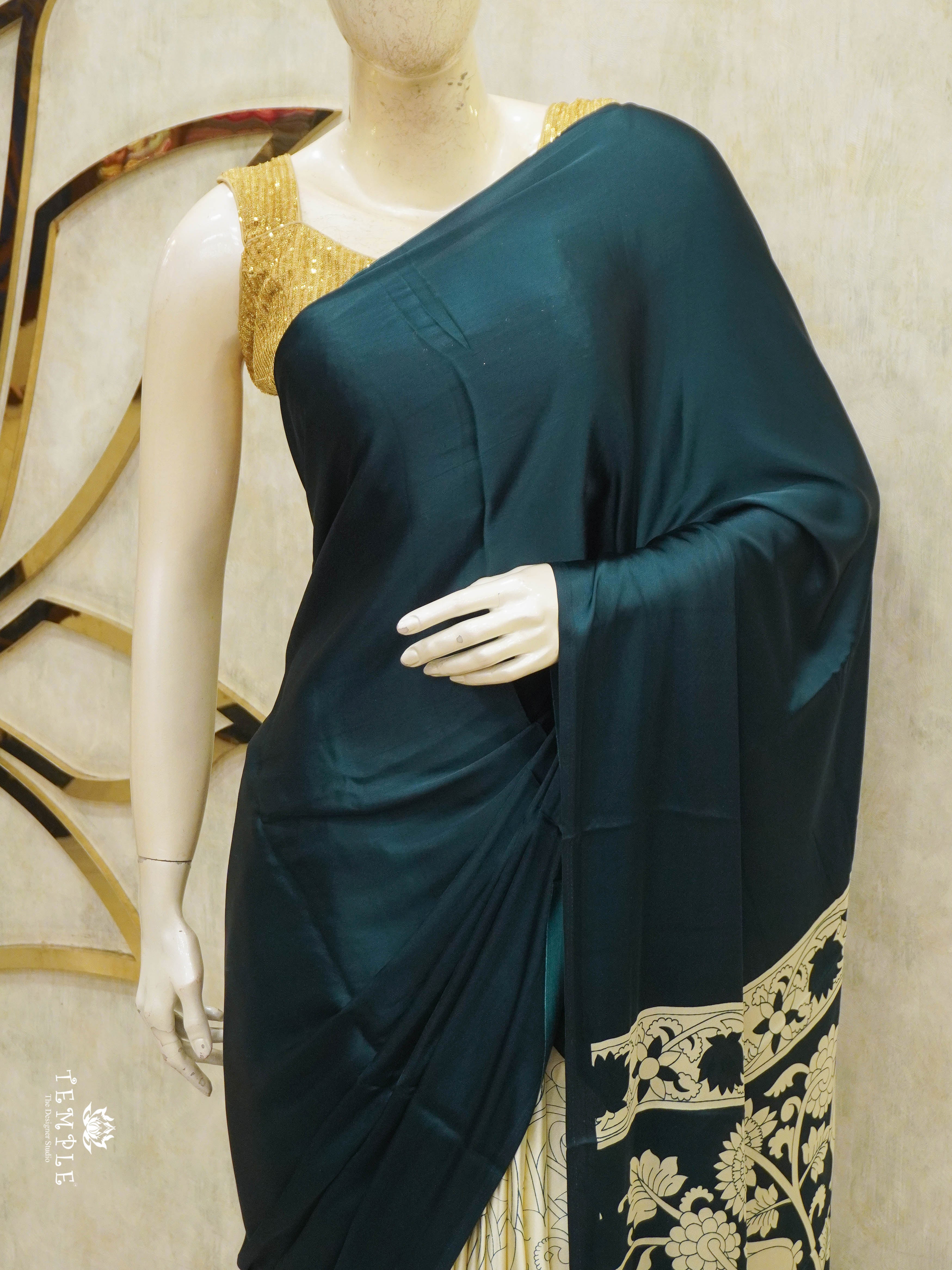 Modal Silk Saree (Half & Half) | TTDS2901