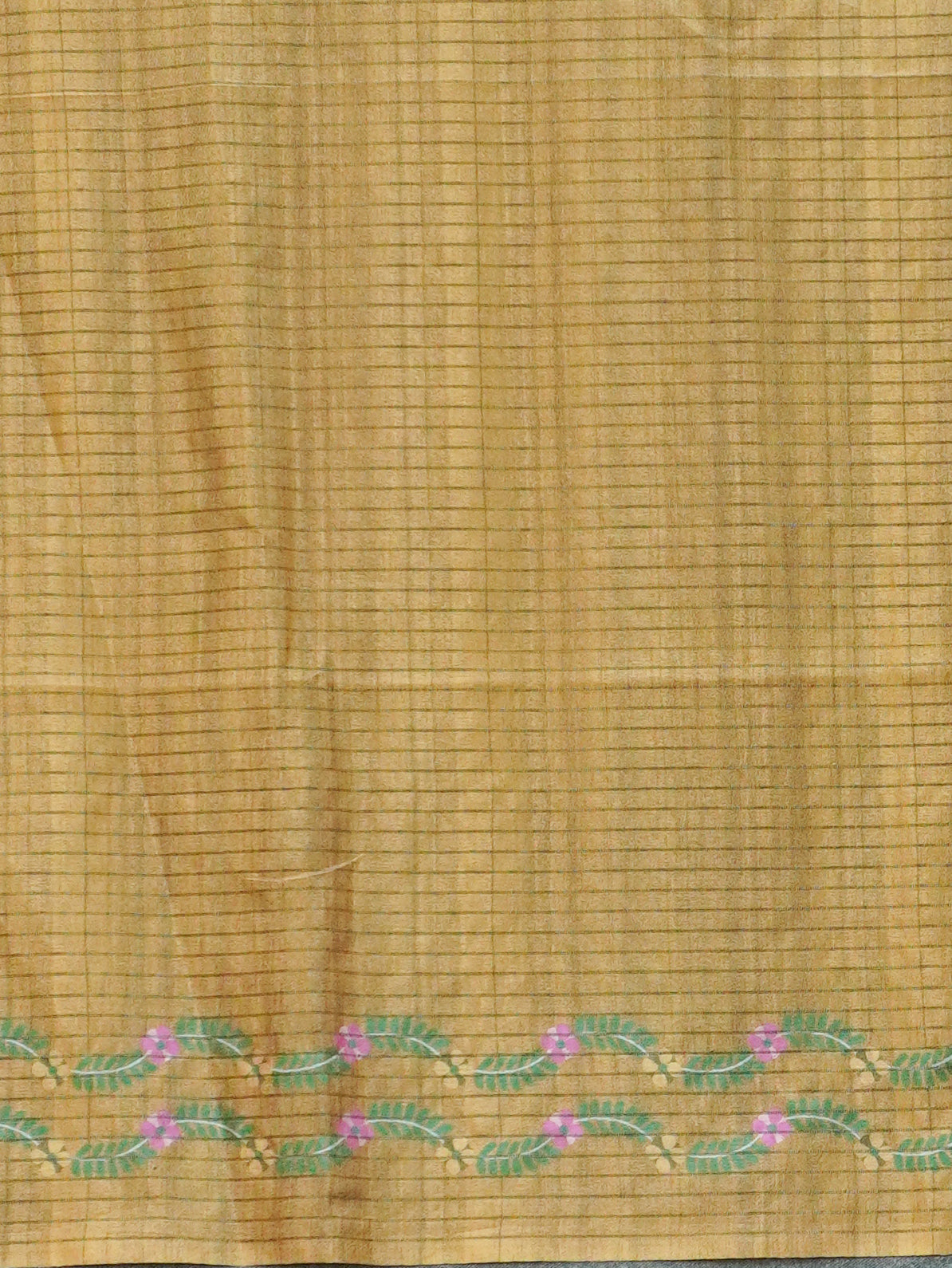 Printed Tussar Saree | TTDS3719