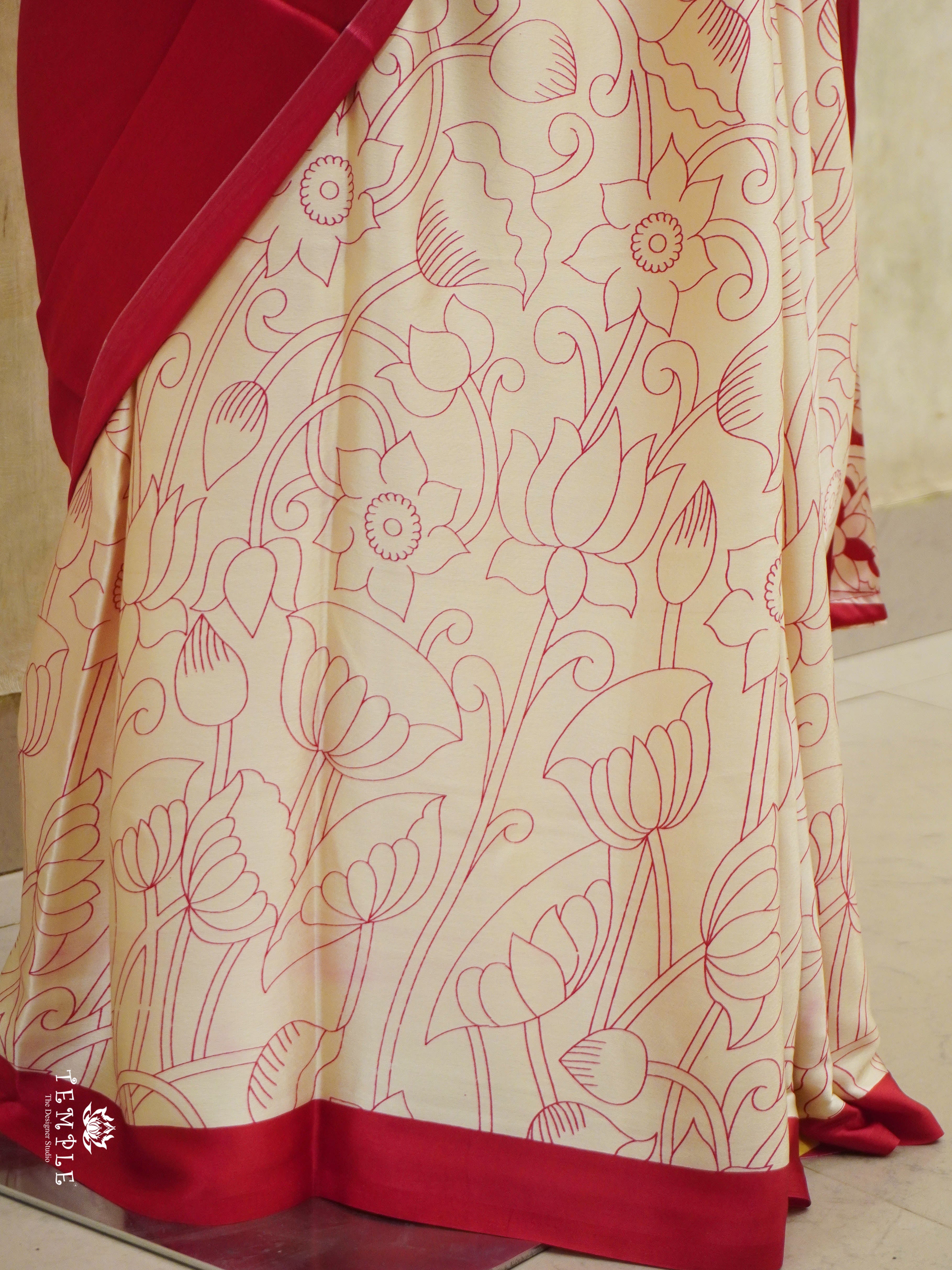 Modal Silk Saree (Half & Half) | TTDS2901