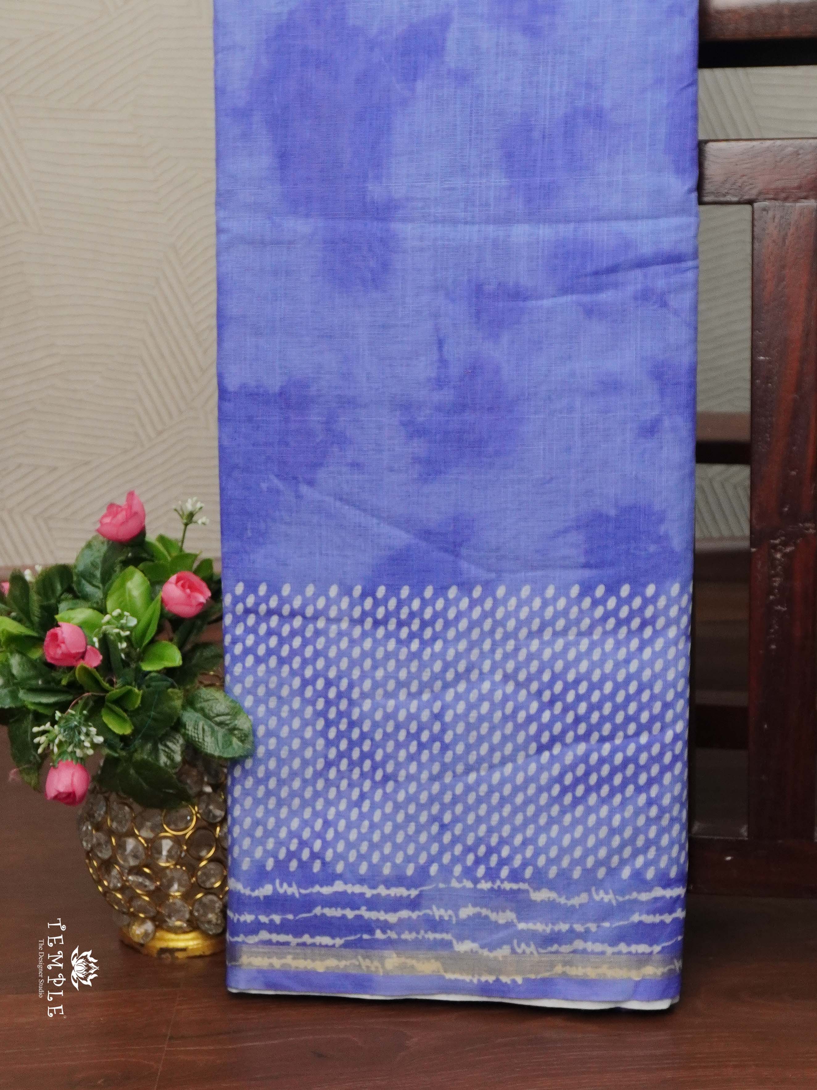 Linen Cotton Saree | TTDS2367