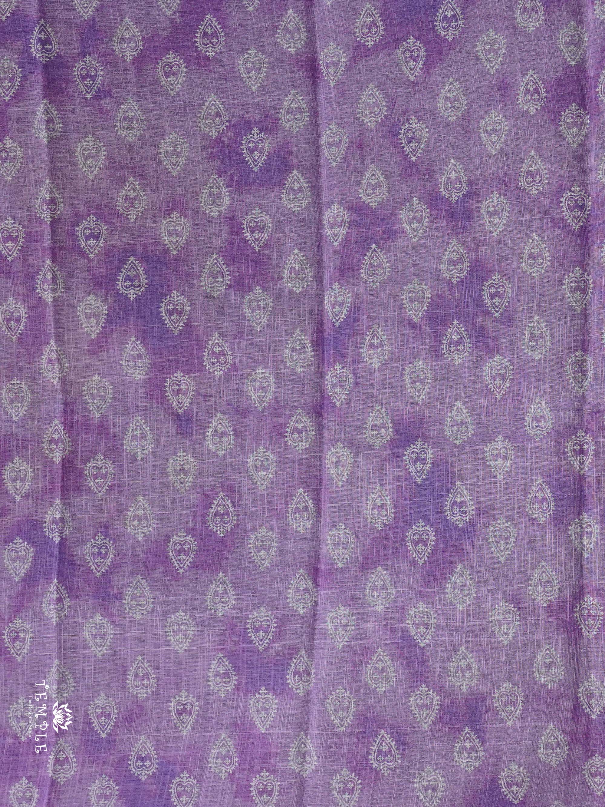 Linen Cotton Saree | TTDS2367