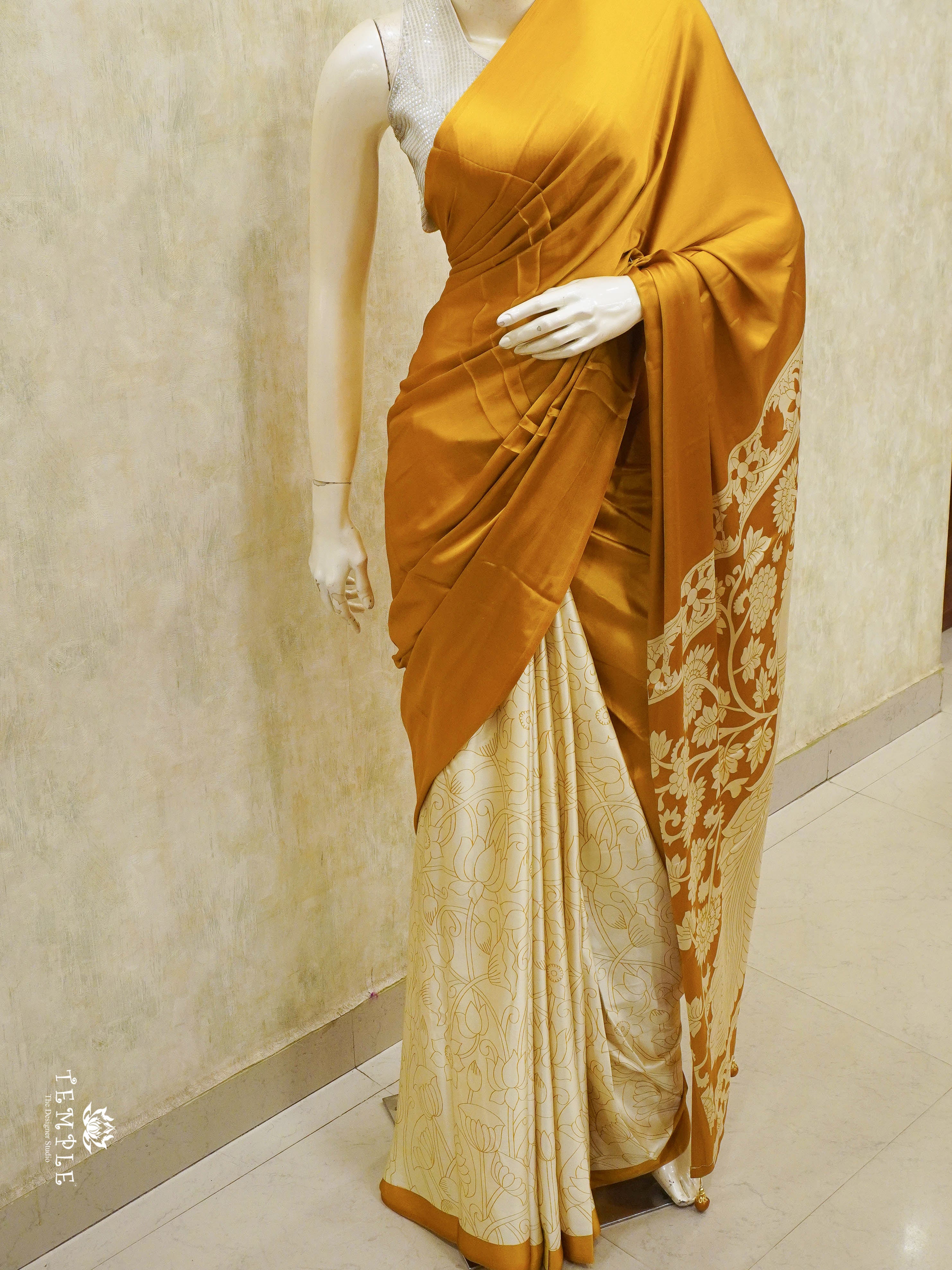 Modal Silk Saree (Half & Half) | TTDS2901