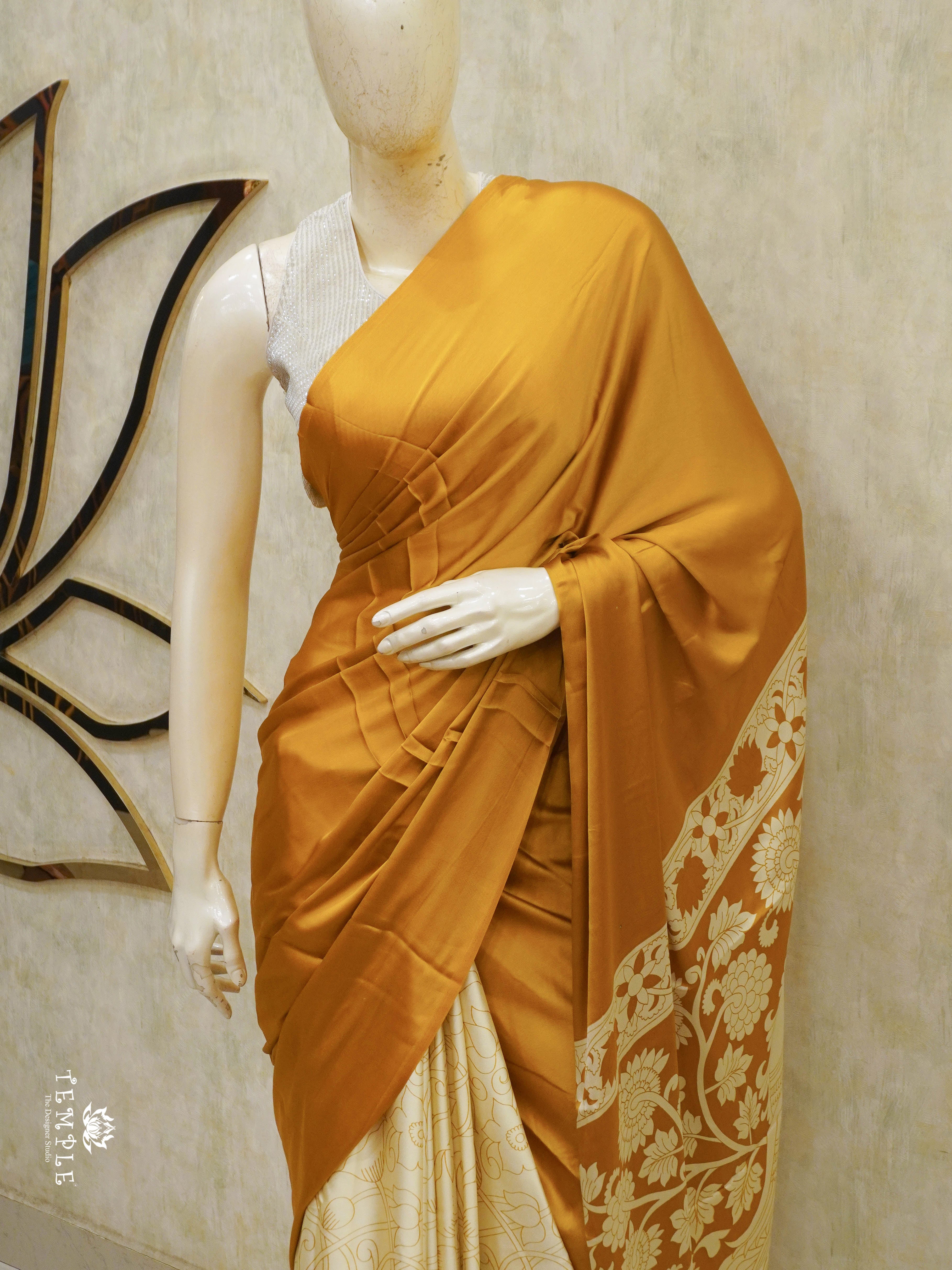 Modal Silk Saree (Half & Half) | TTDS2901