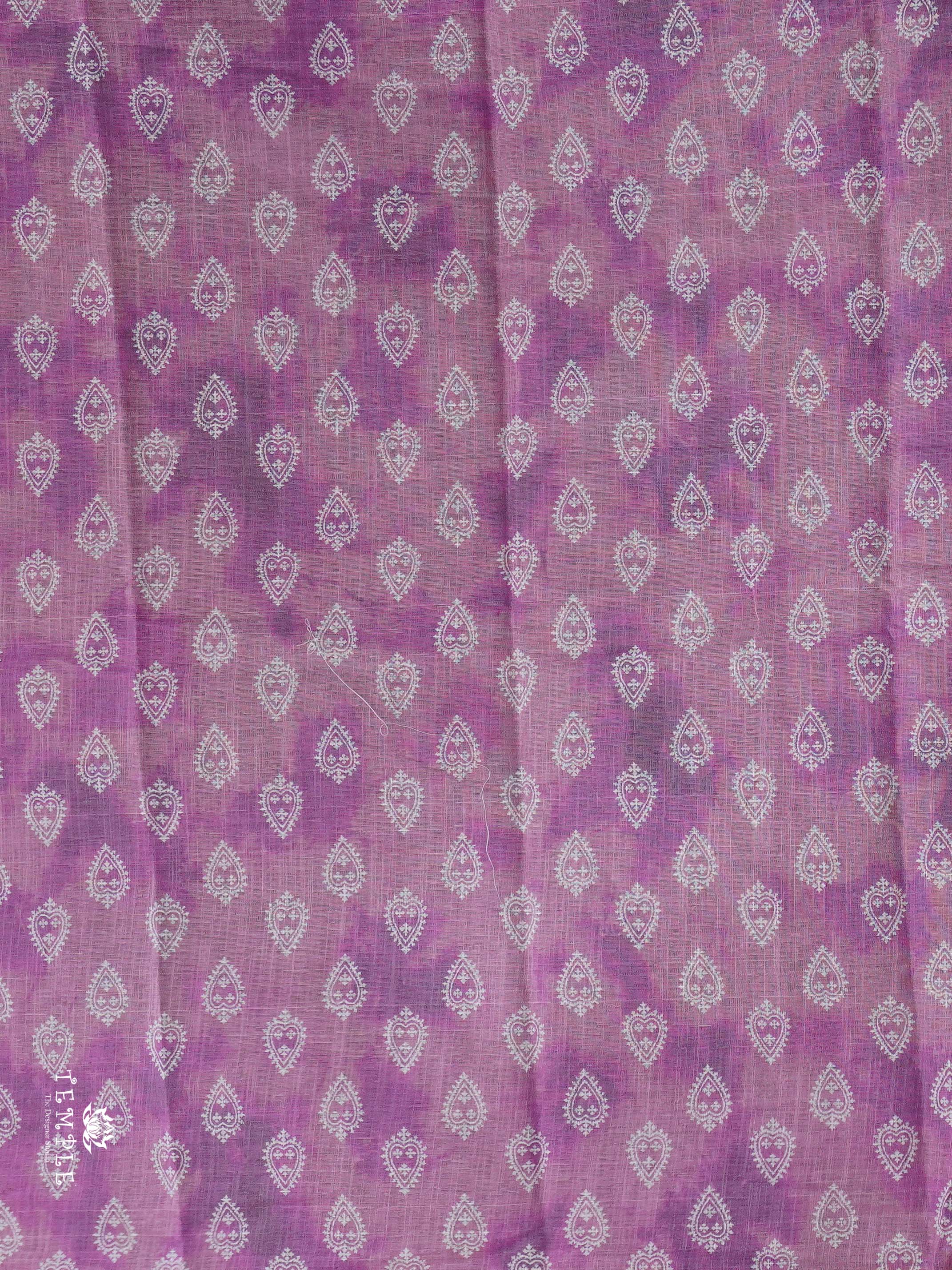 Linen Cotton Saree | TTDS2367