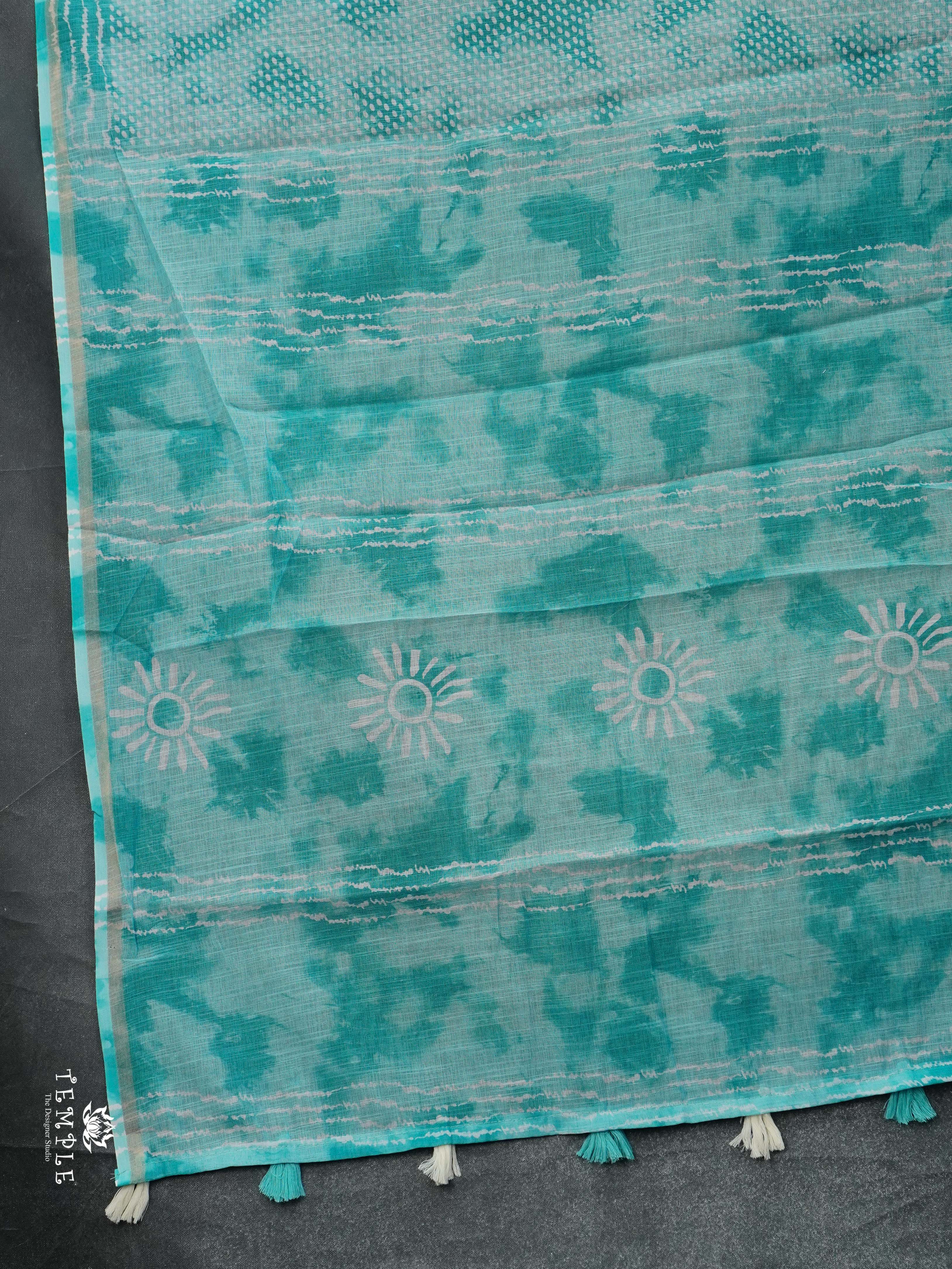 Linen Cotton Saree | TTDS2367