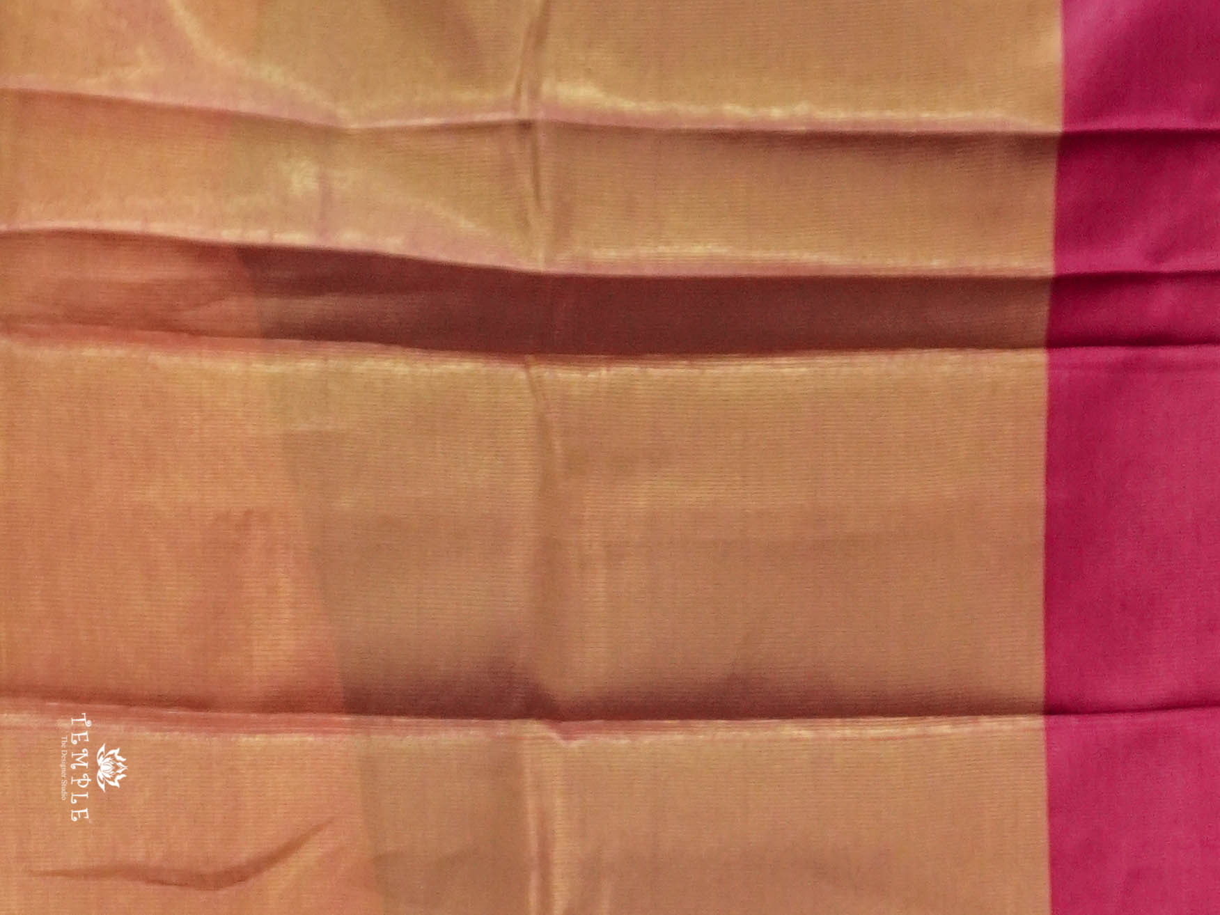 Tissue Silk Saree With Contrast Border | TTDS1432