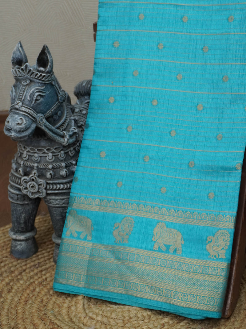 Semi Tussar Saree | TTDS3302