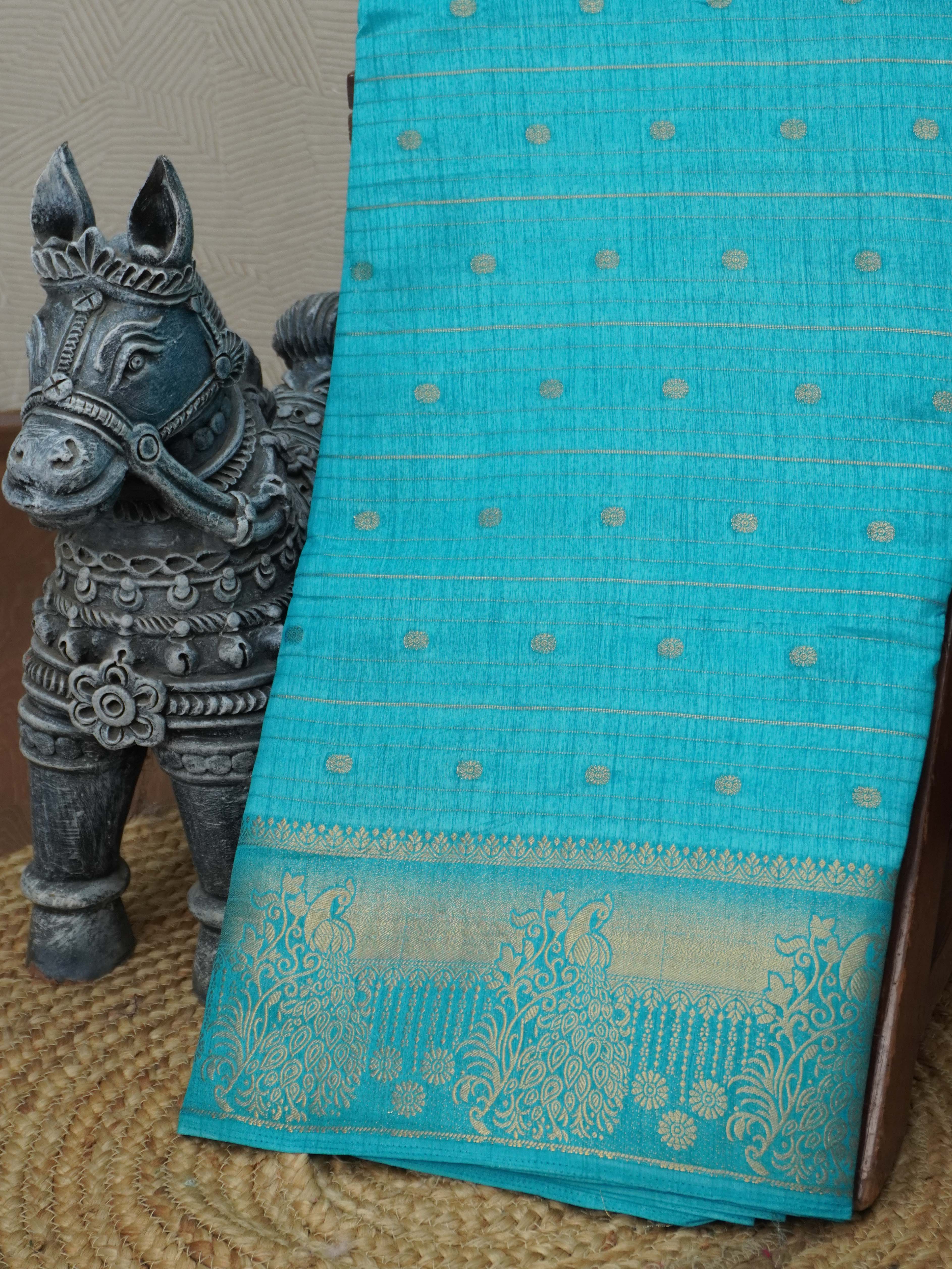 Semi Tussar Silk Saree | TTDS3313