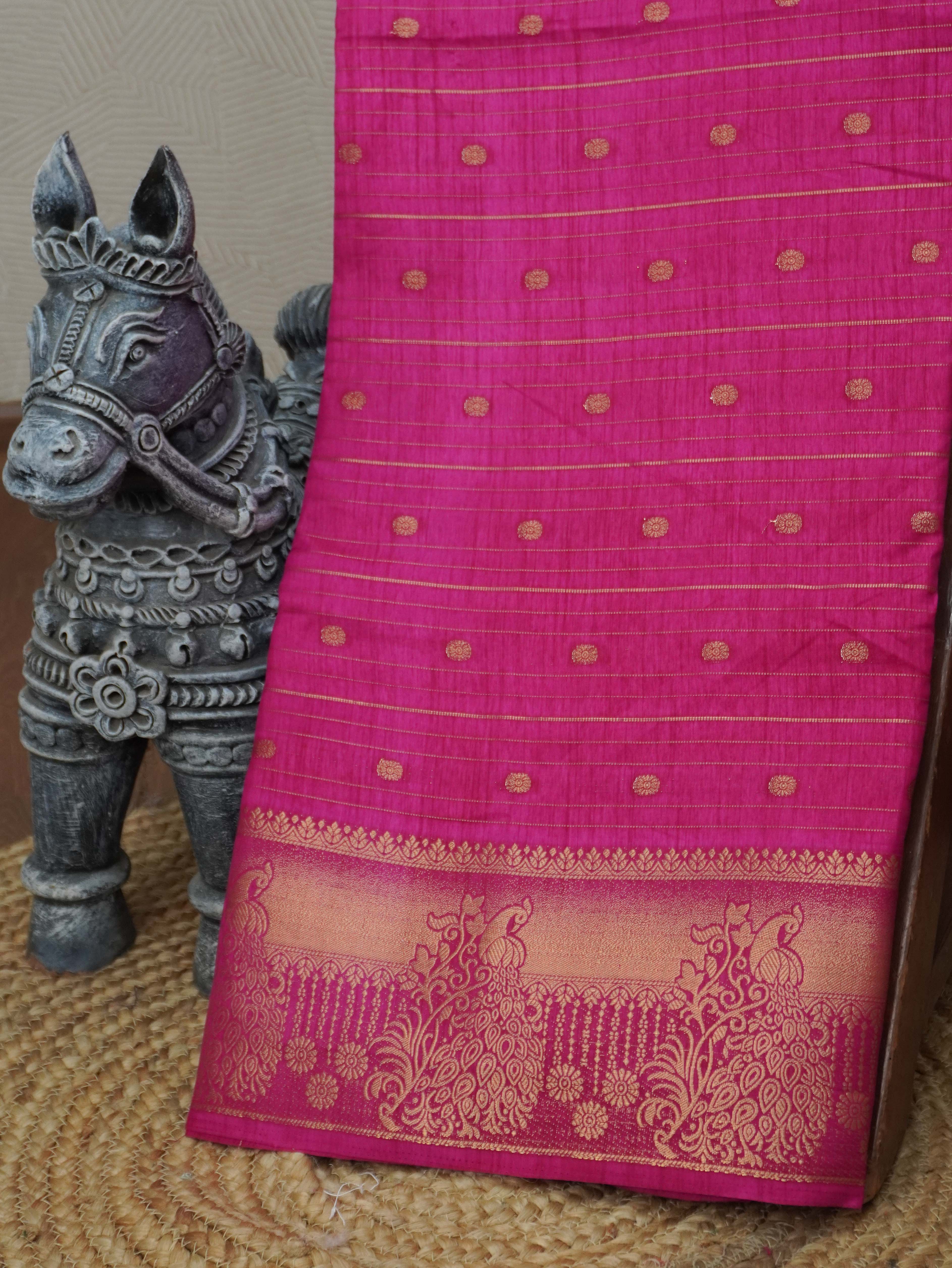 Semi Tussar Silk Saree | TTDS3313