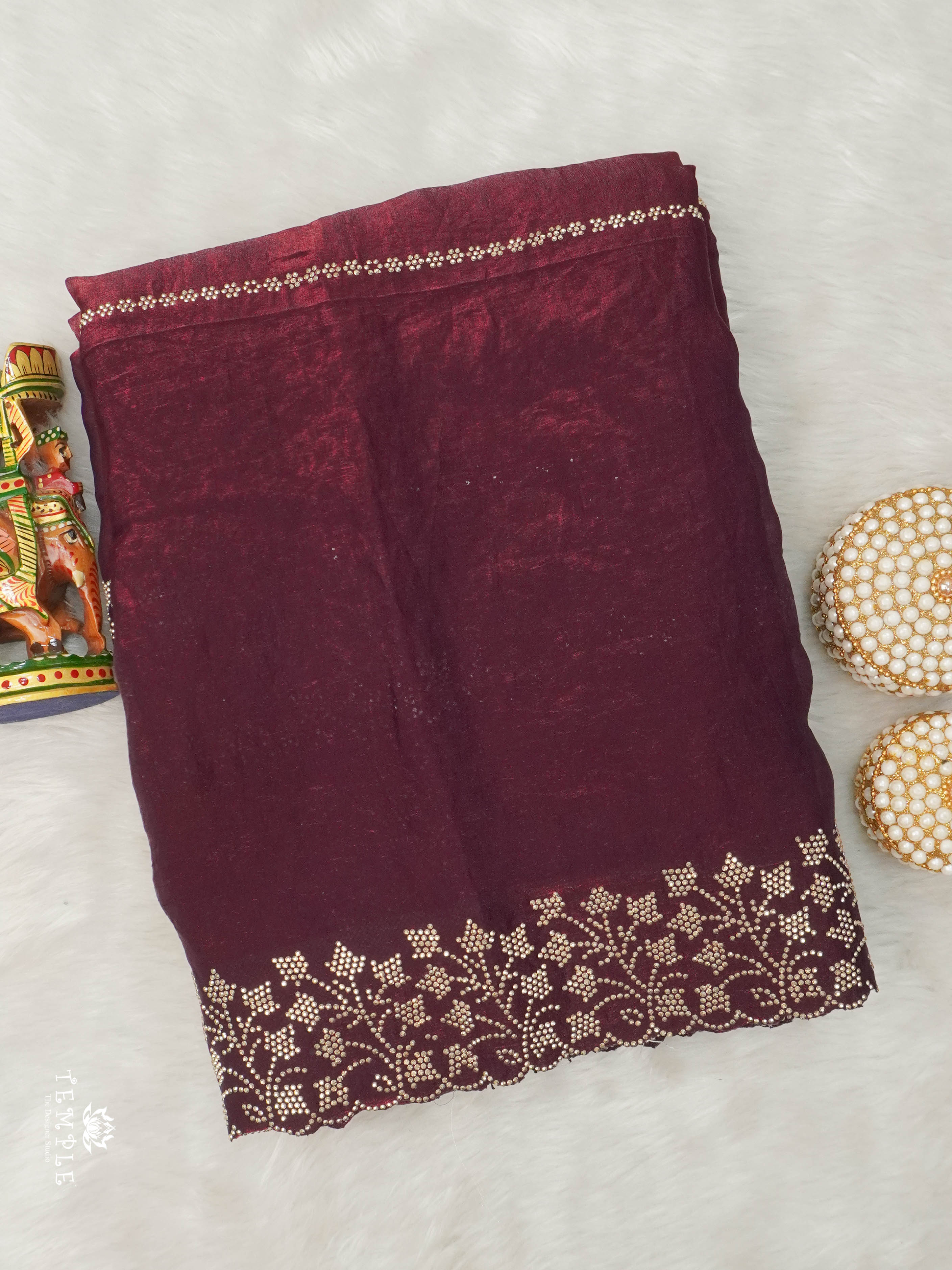 Fendi Organza Sarees | TTDS2906