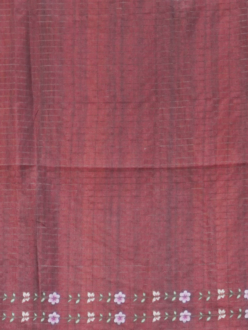Printed Tussar Saree | TTDS3721