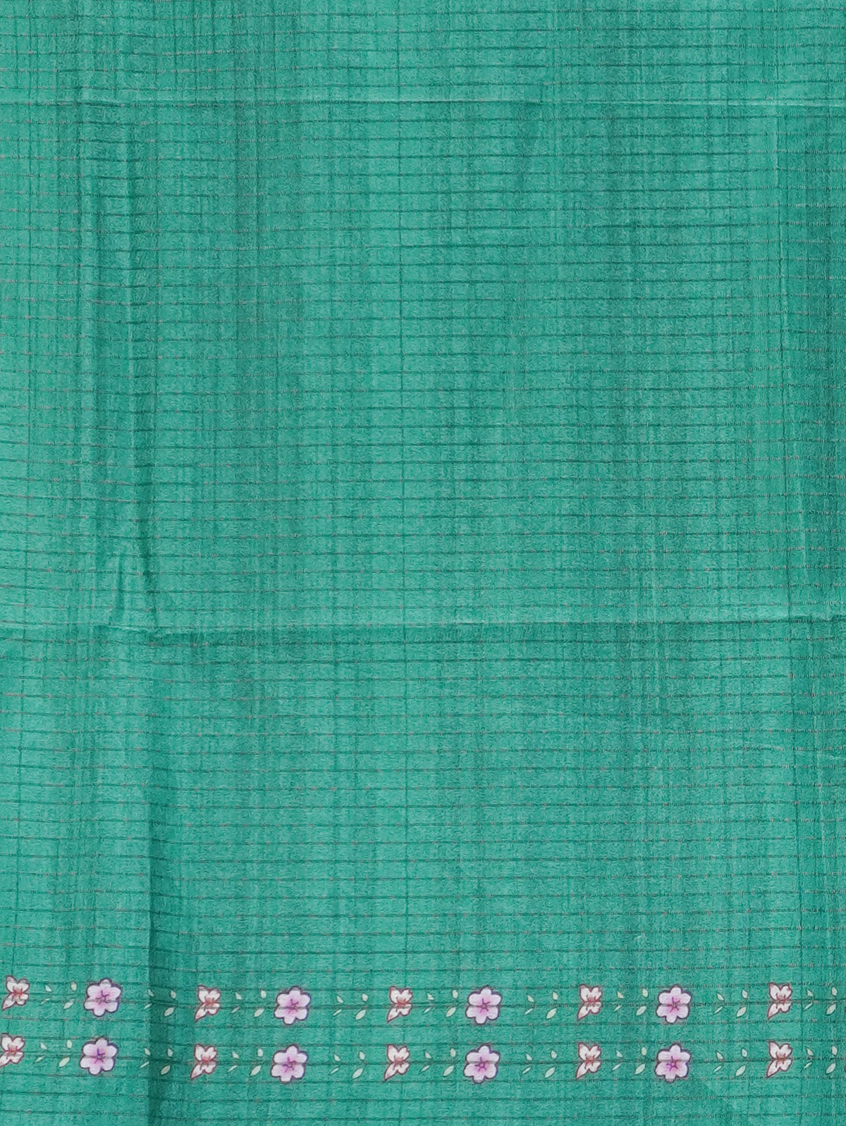 Printed Tussar Saree | TTDS3721