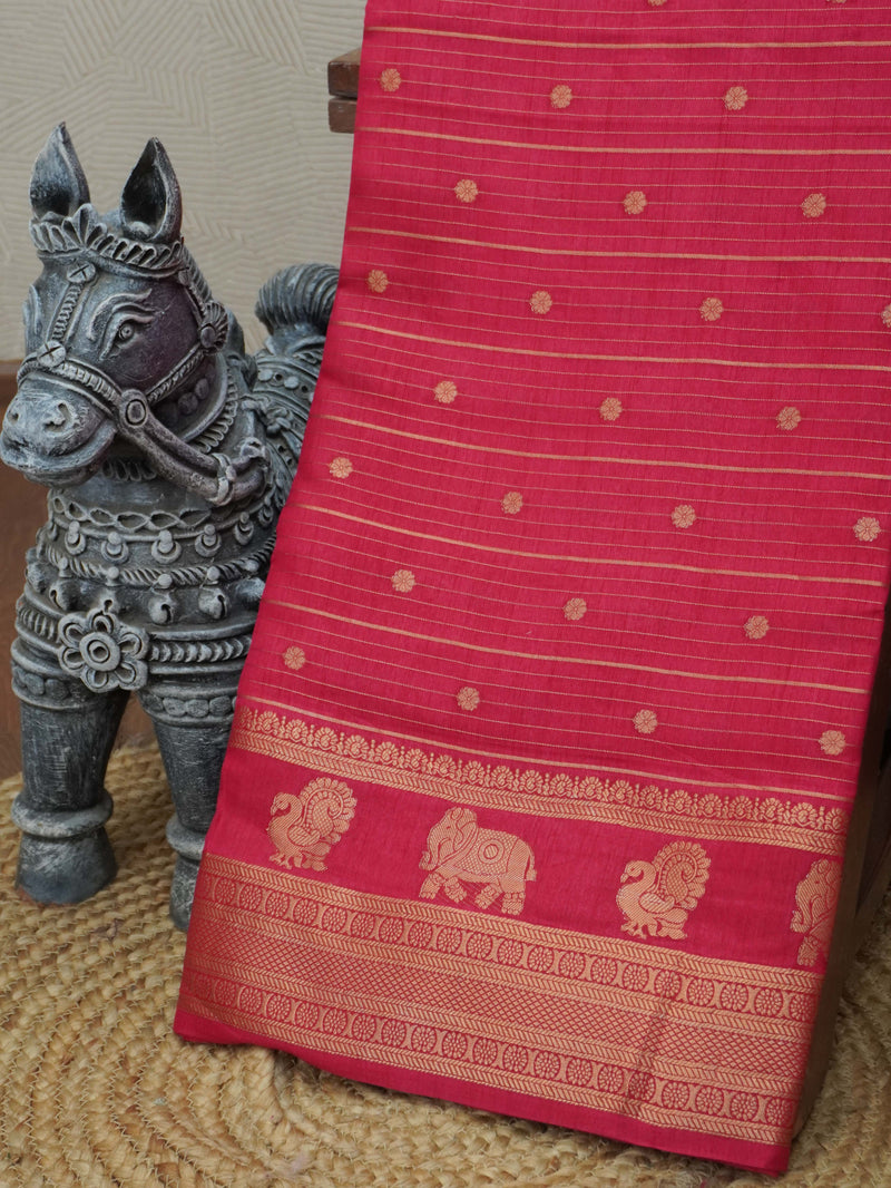 Semi Tussar Saree | TTDS3302
