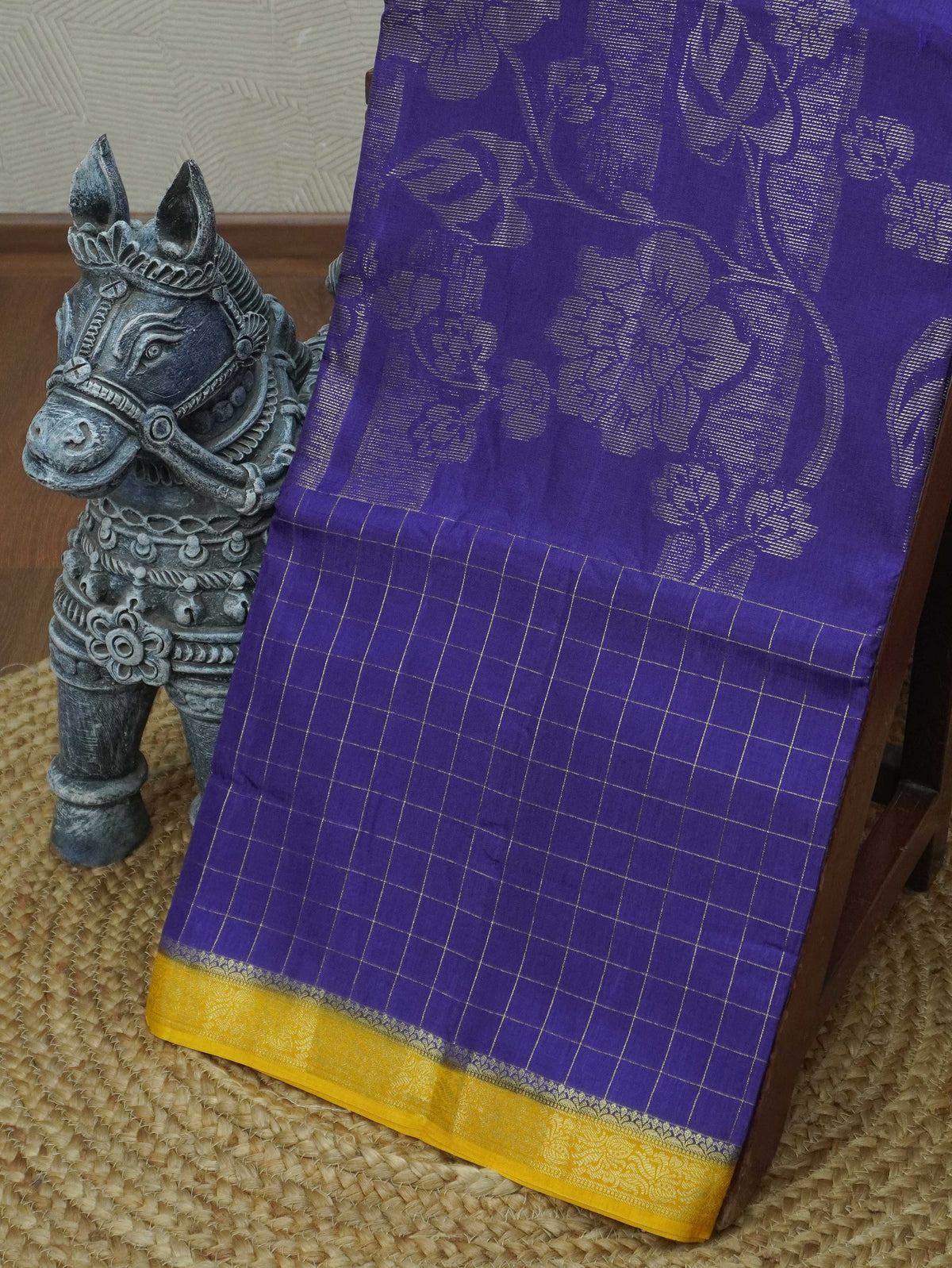 Semi Mysore Silk Saree | TTDS3717