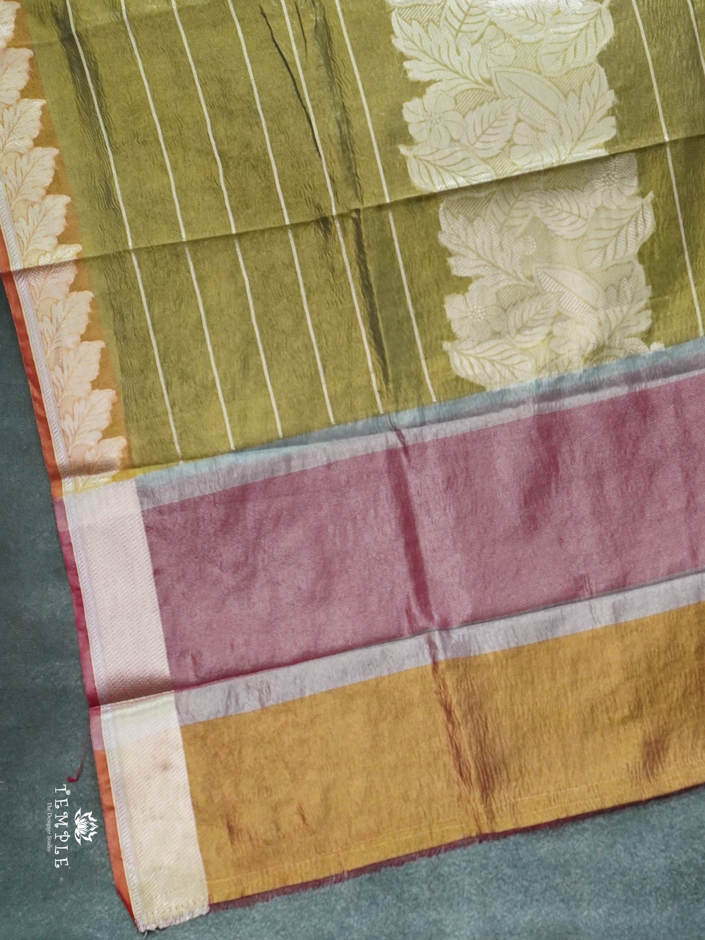 Organza Tissue Saree(Banarasi Zari Woven Pattern) | TTDS1427