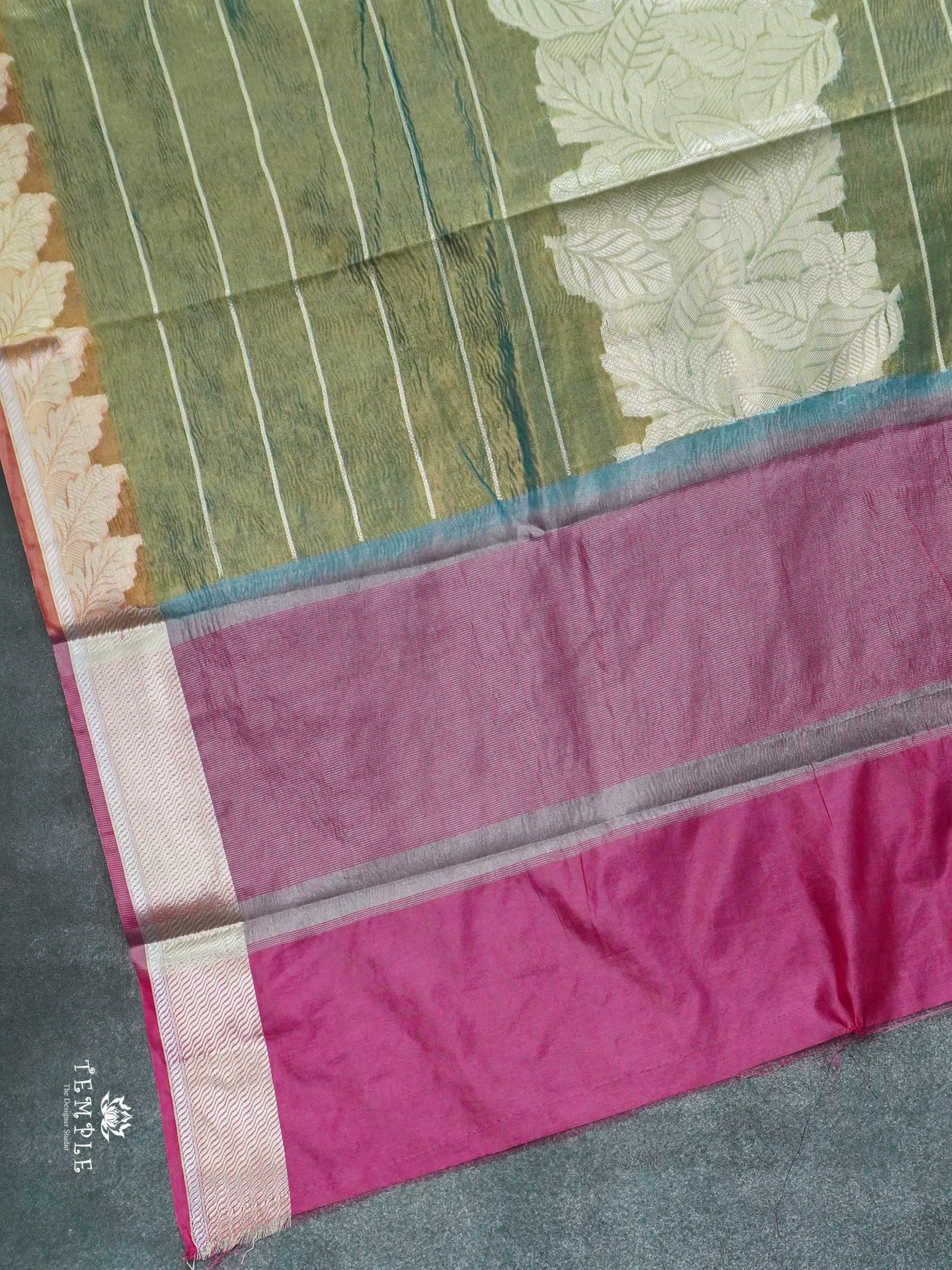 Organza Tissue Saree(Banarasi Zari Woven Pattern) | TTDS1427