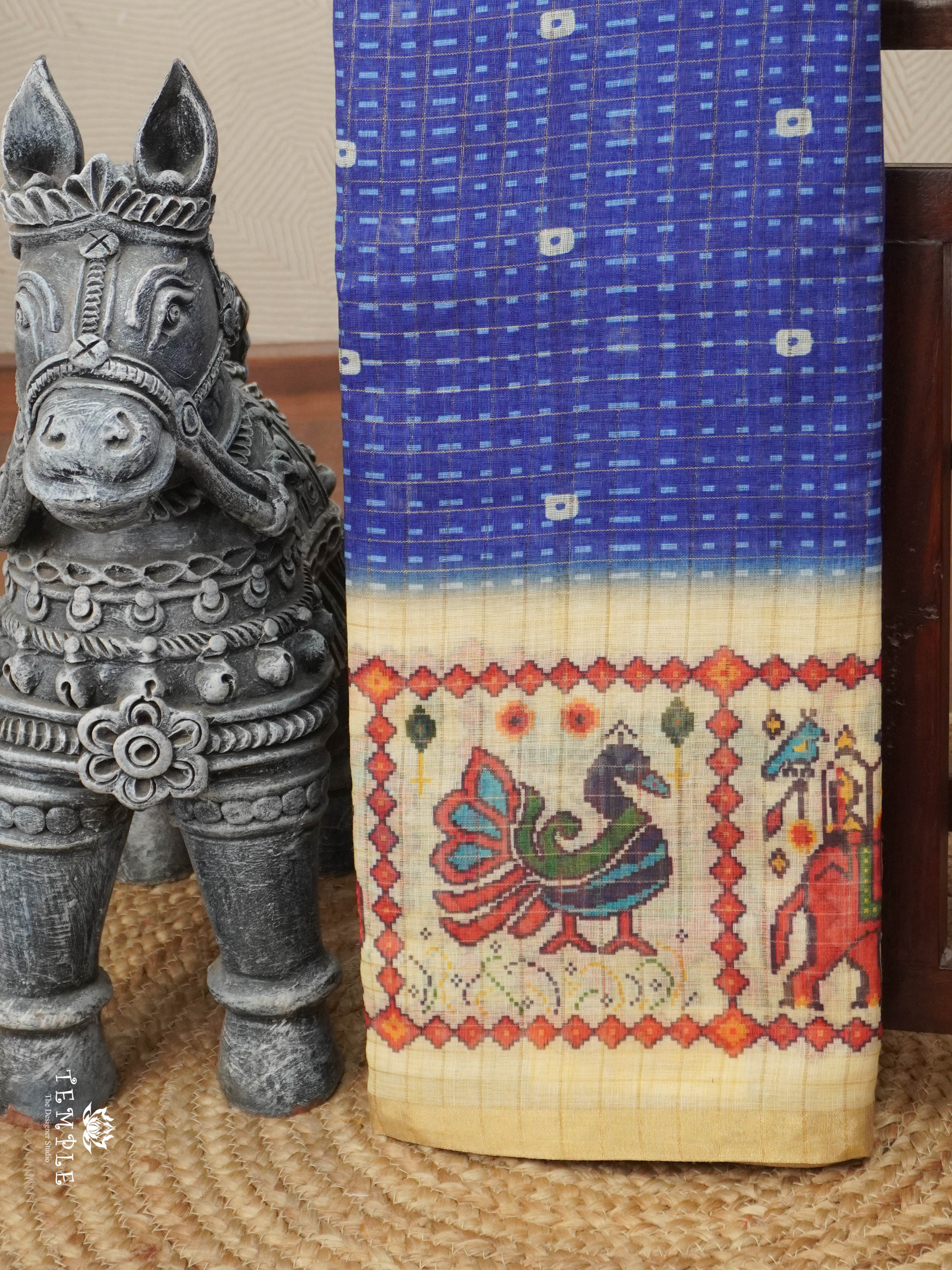 Linen Cotton Saree | TTDS2910