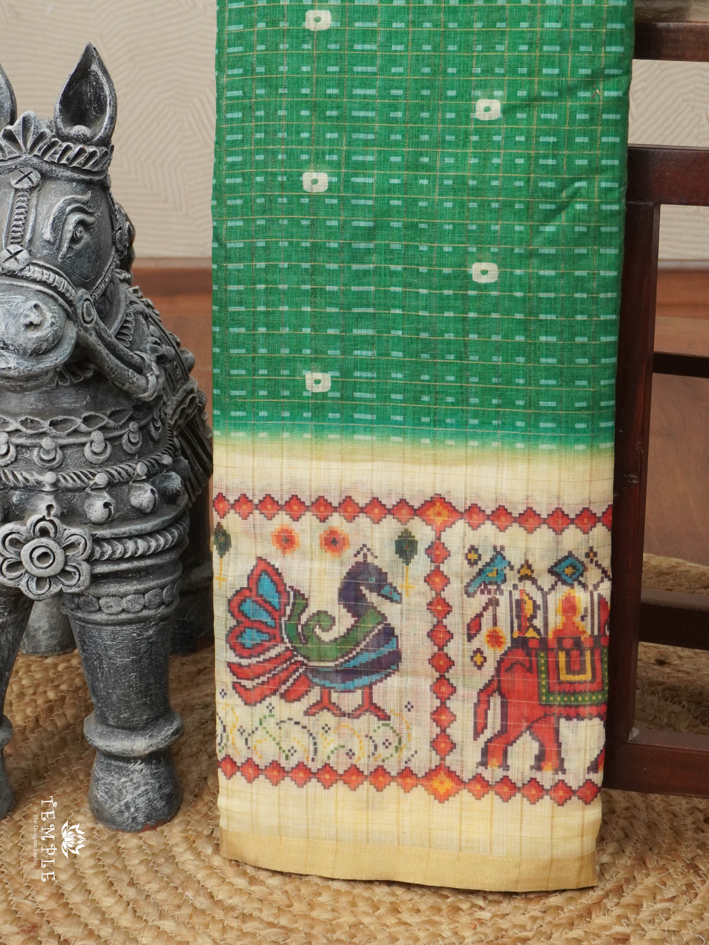 Linen Cotton Saree | TTDS2910