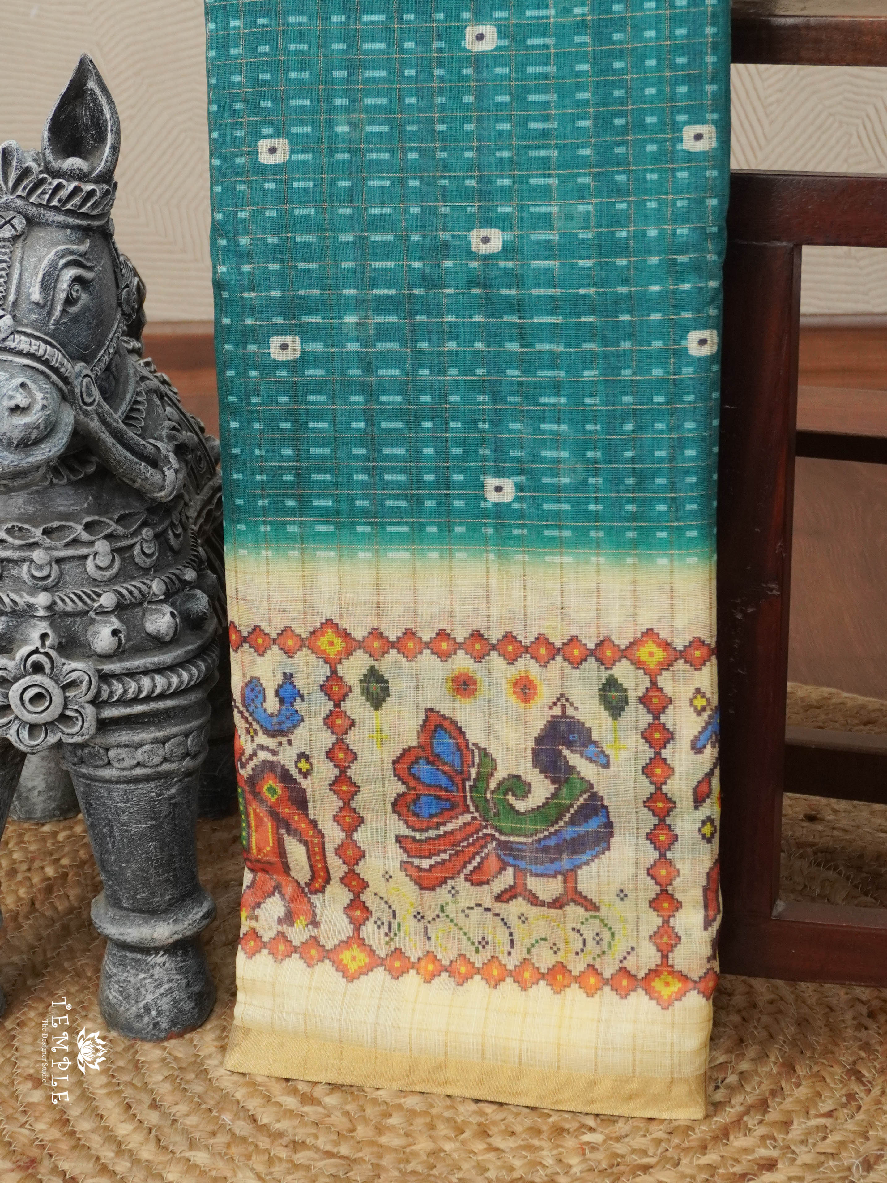 Linen Cotton Saree | TTDS2910