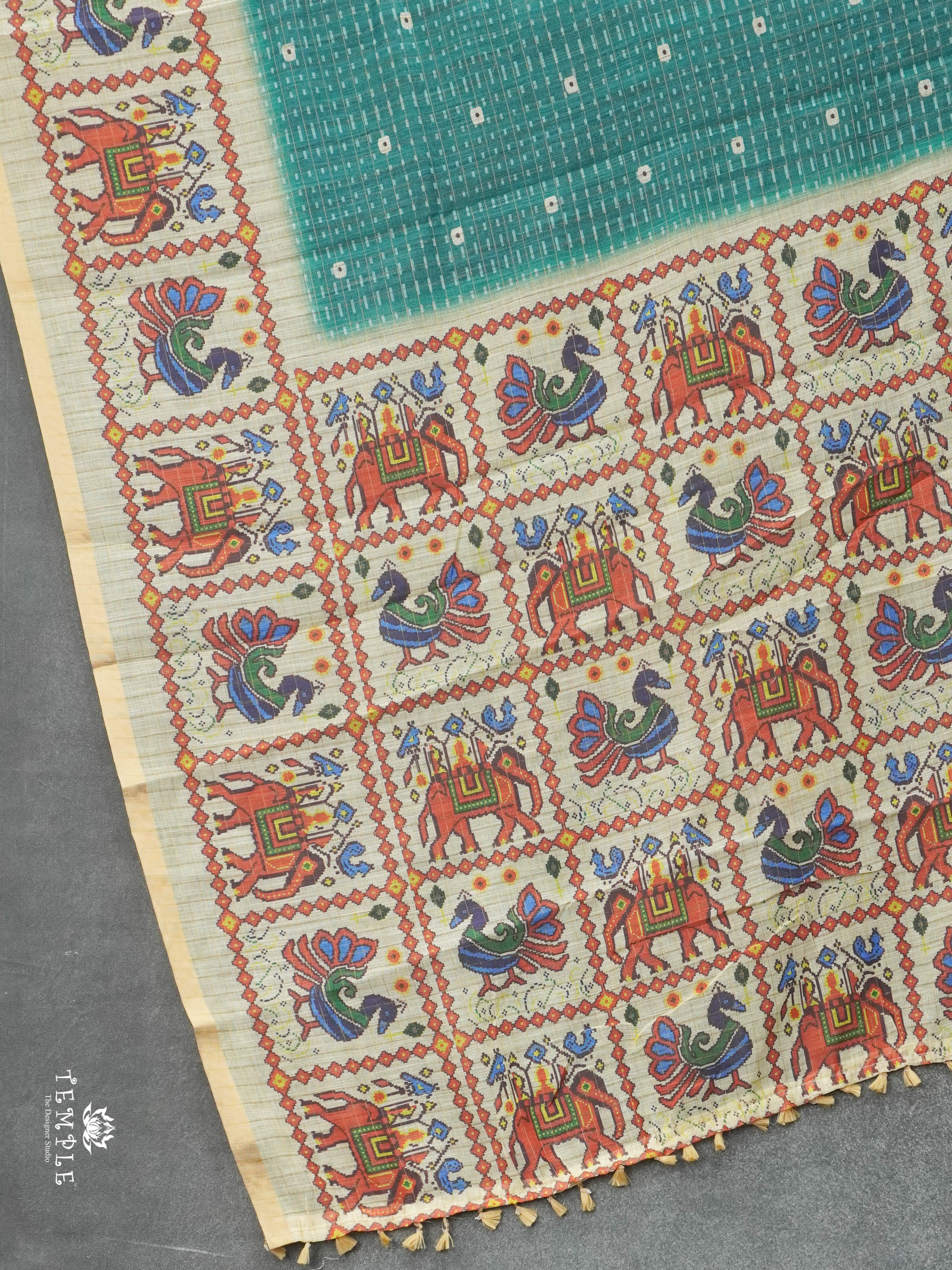 Linen Cotton Saree | TTDS2910