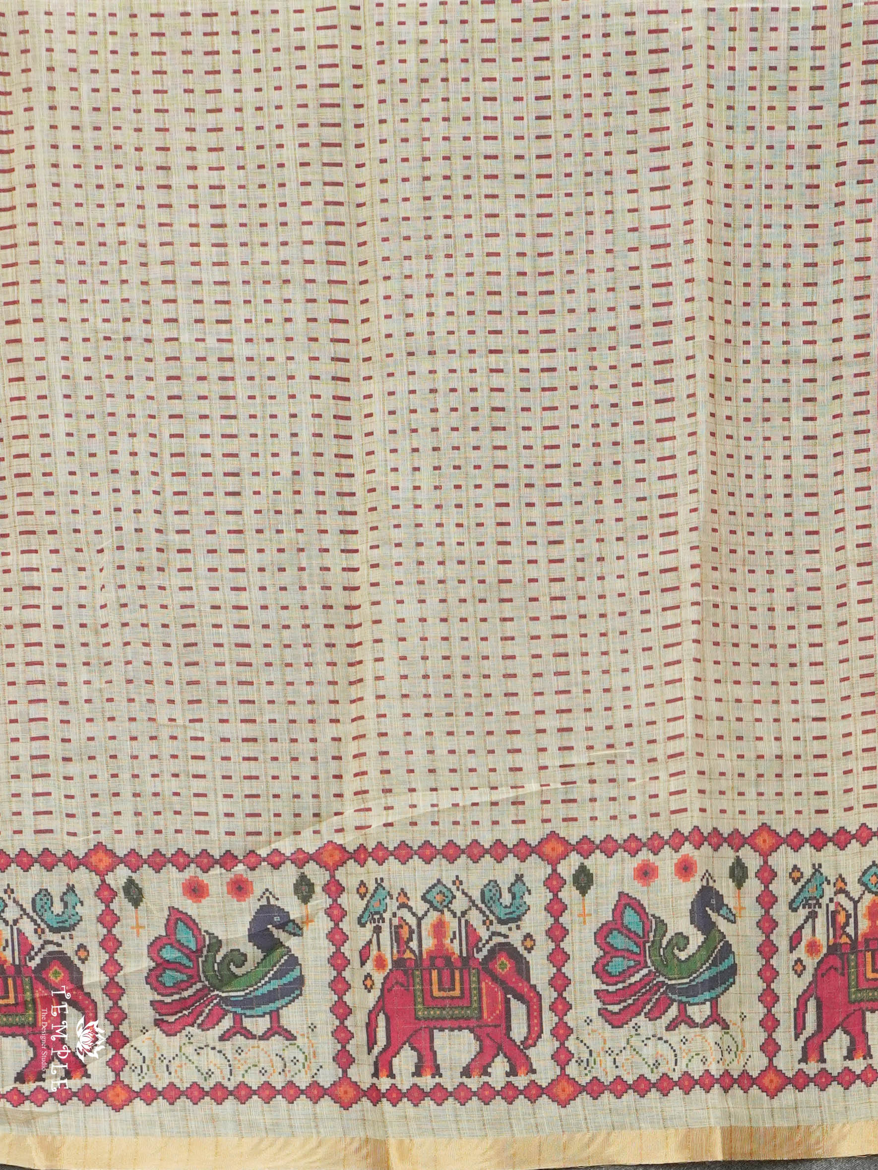 Linen Cotton Saree | TTDS2910