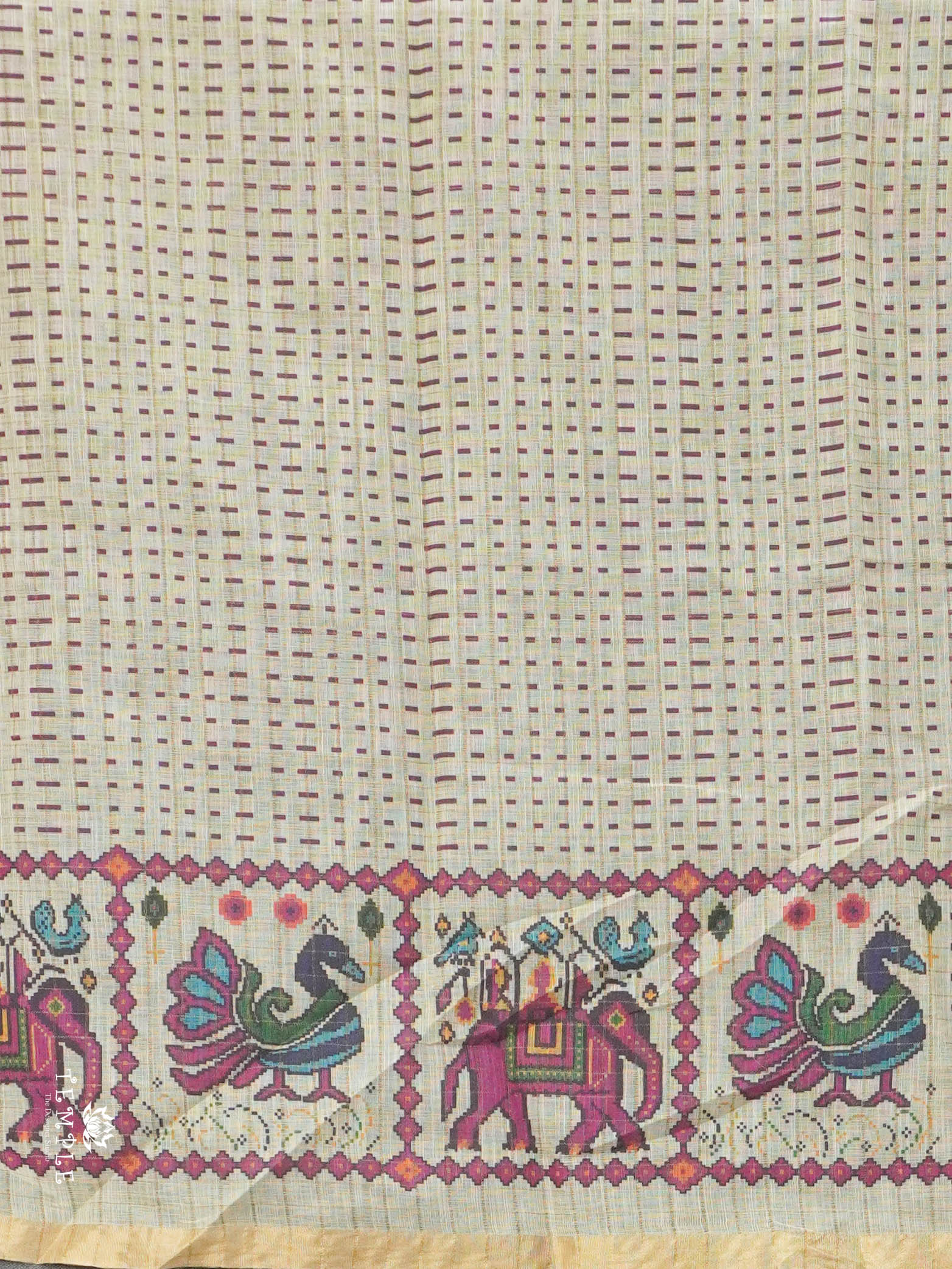 Linen Cotton Saree | TTDS2910