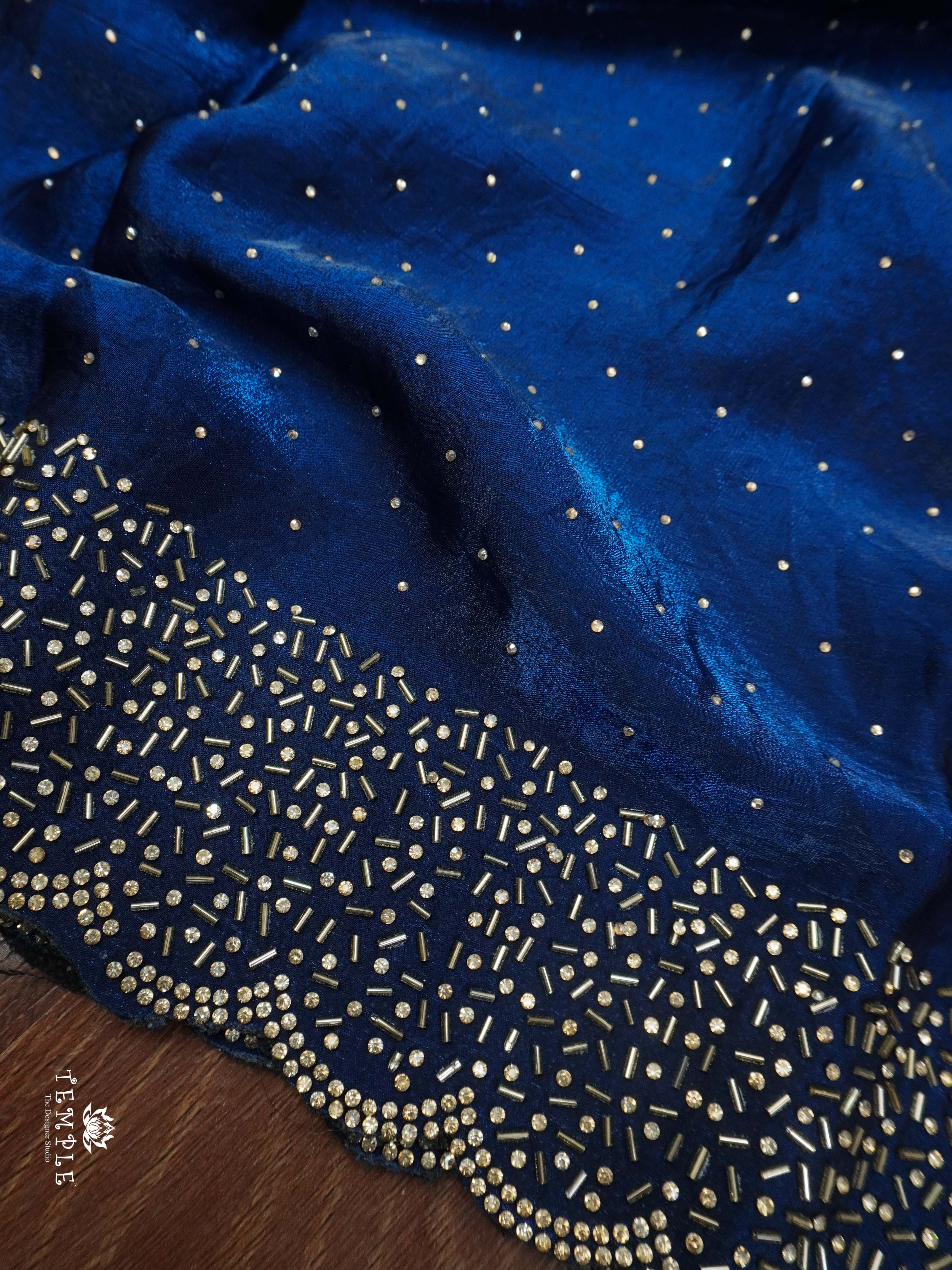 Designer Saree With Stone Work | TTDS2156