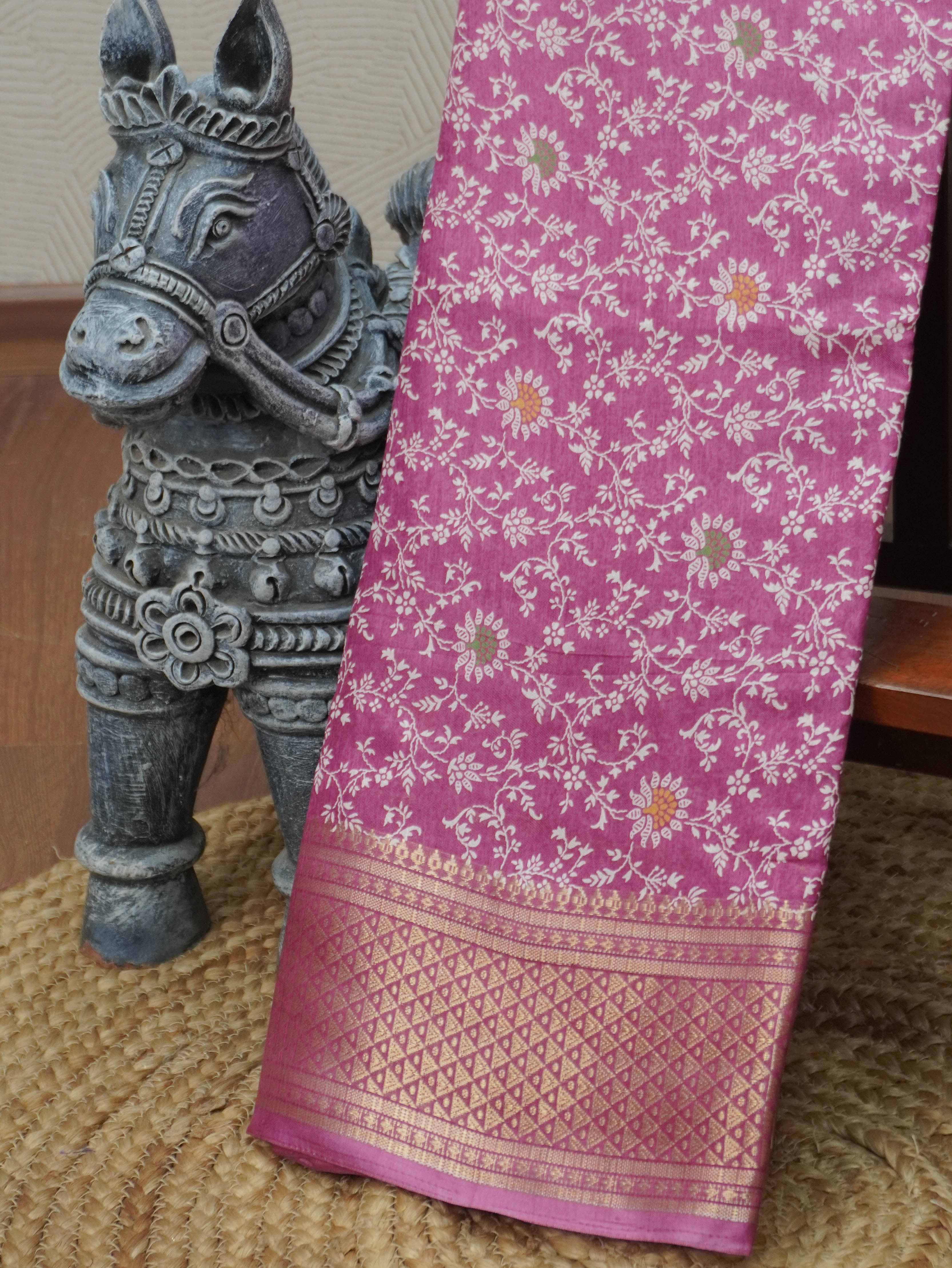 Printed Dola Saree | TTDS3314
