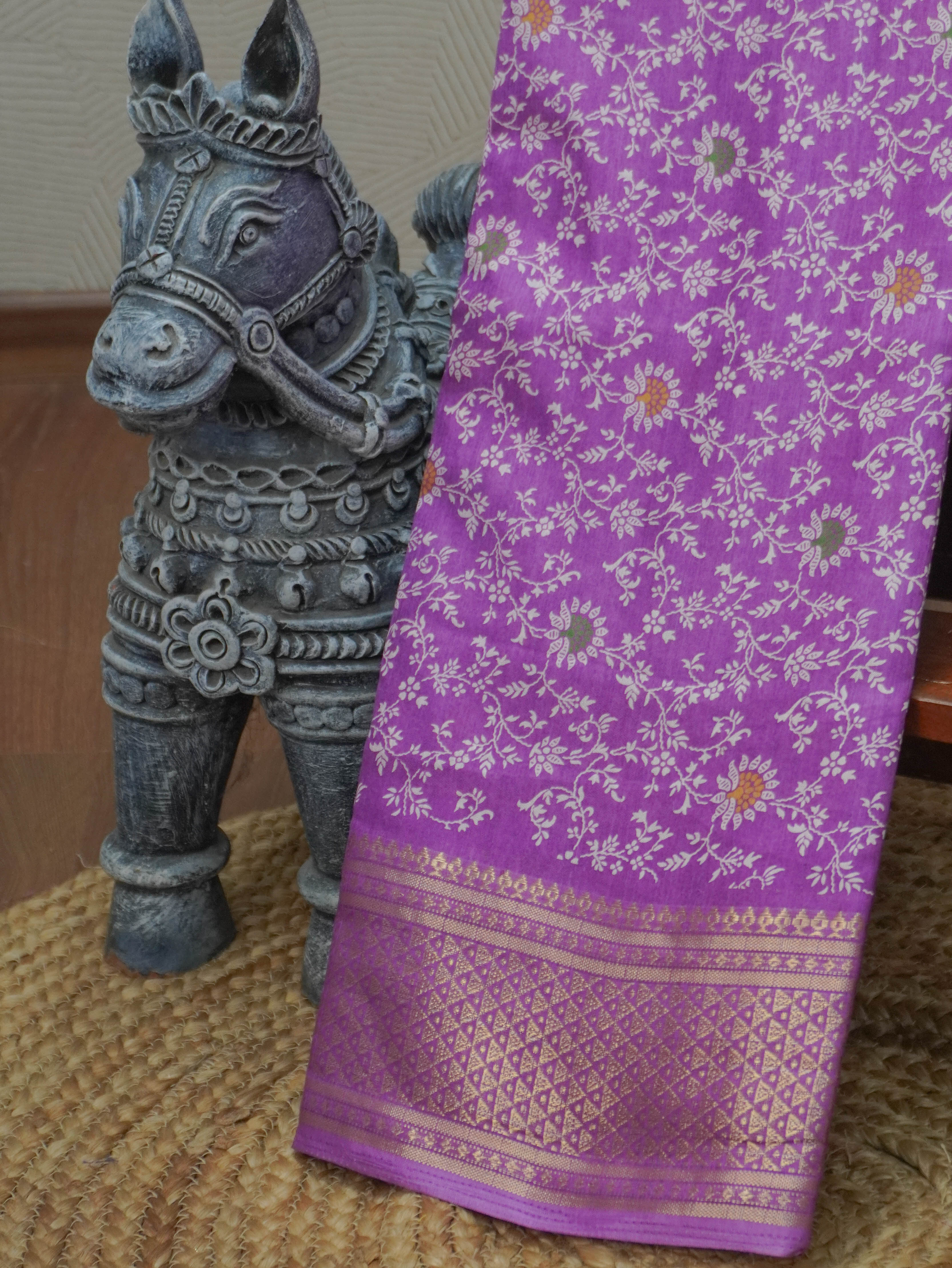 Printed Dola Saree | TTDS3314