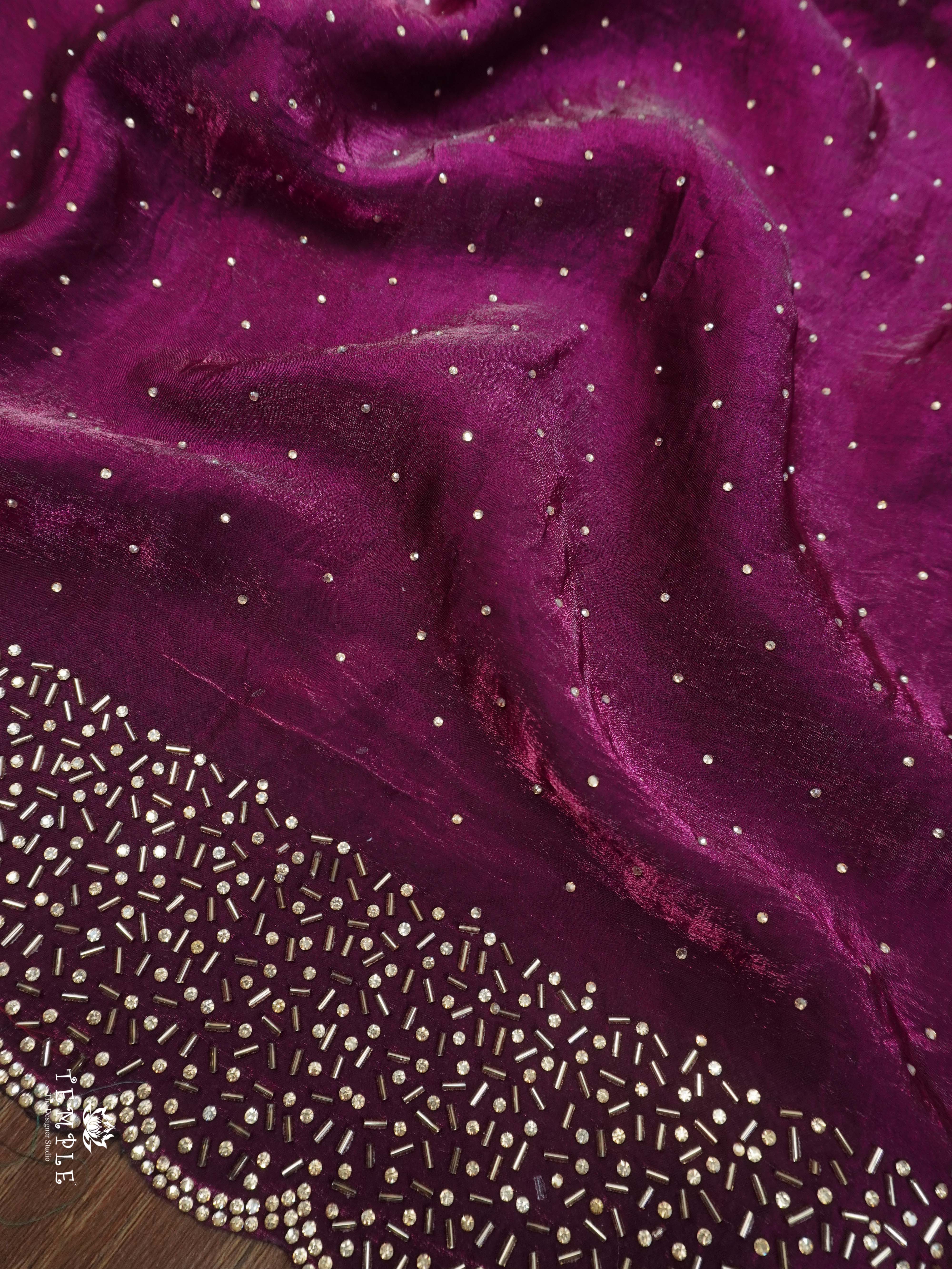 Designer Saree With Stone Work | TTDS2156