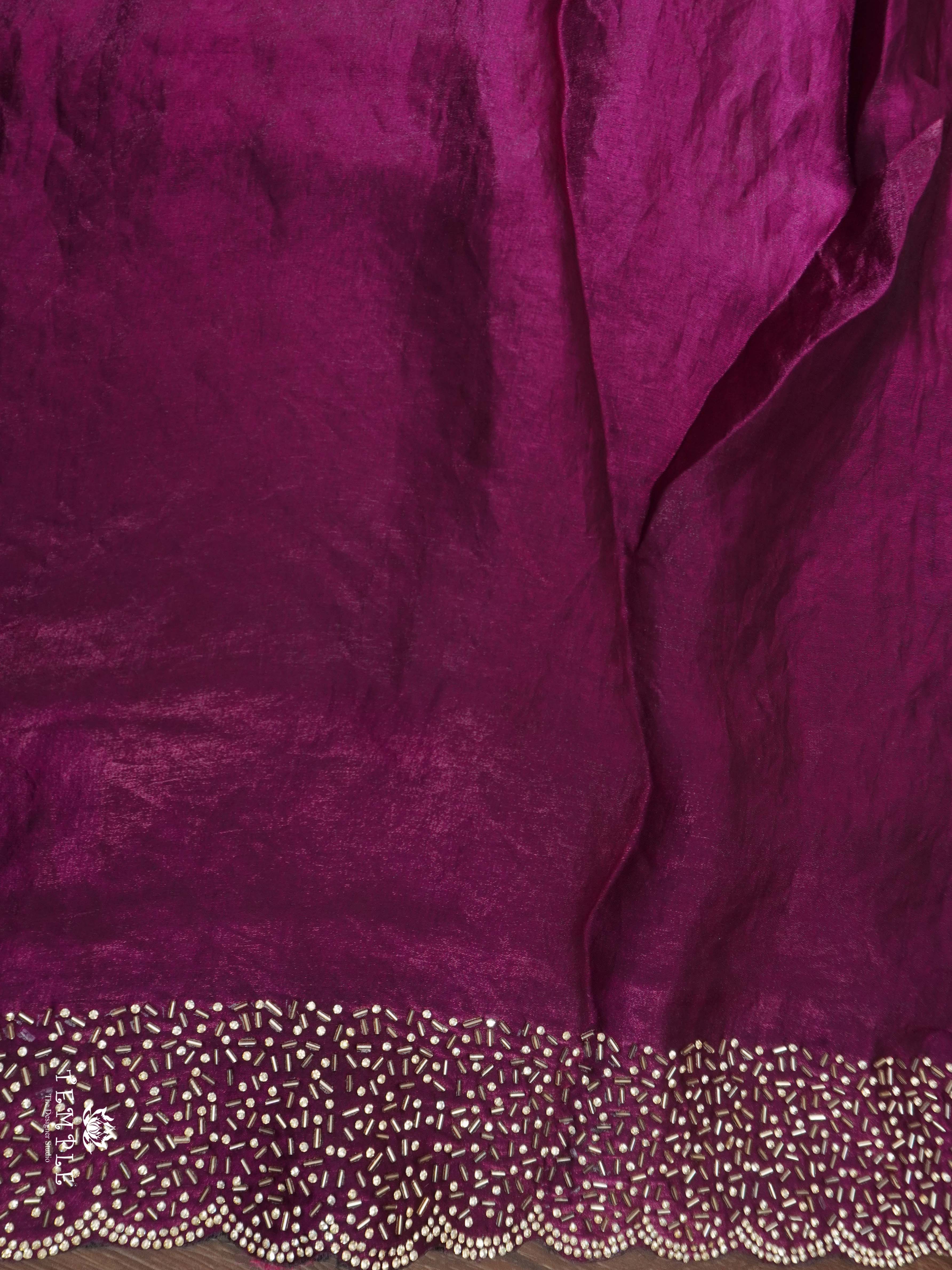 Designer Saree With Stone Work | TTDS2156